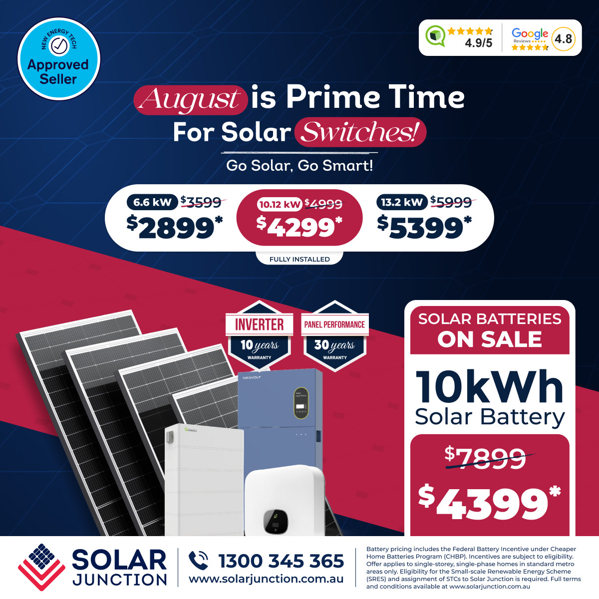 Solar Junction Facebook ad
