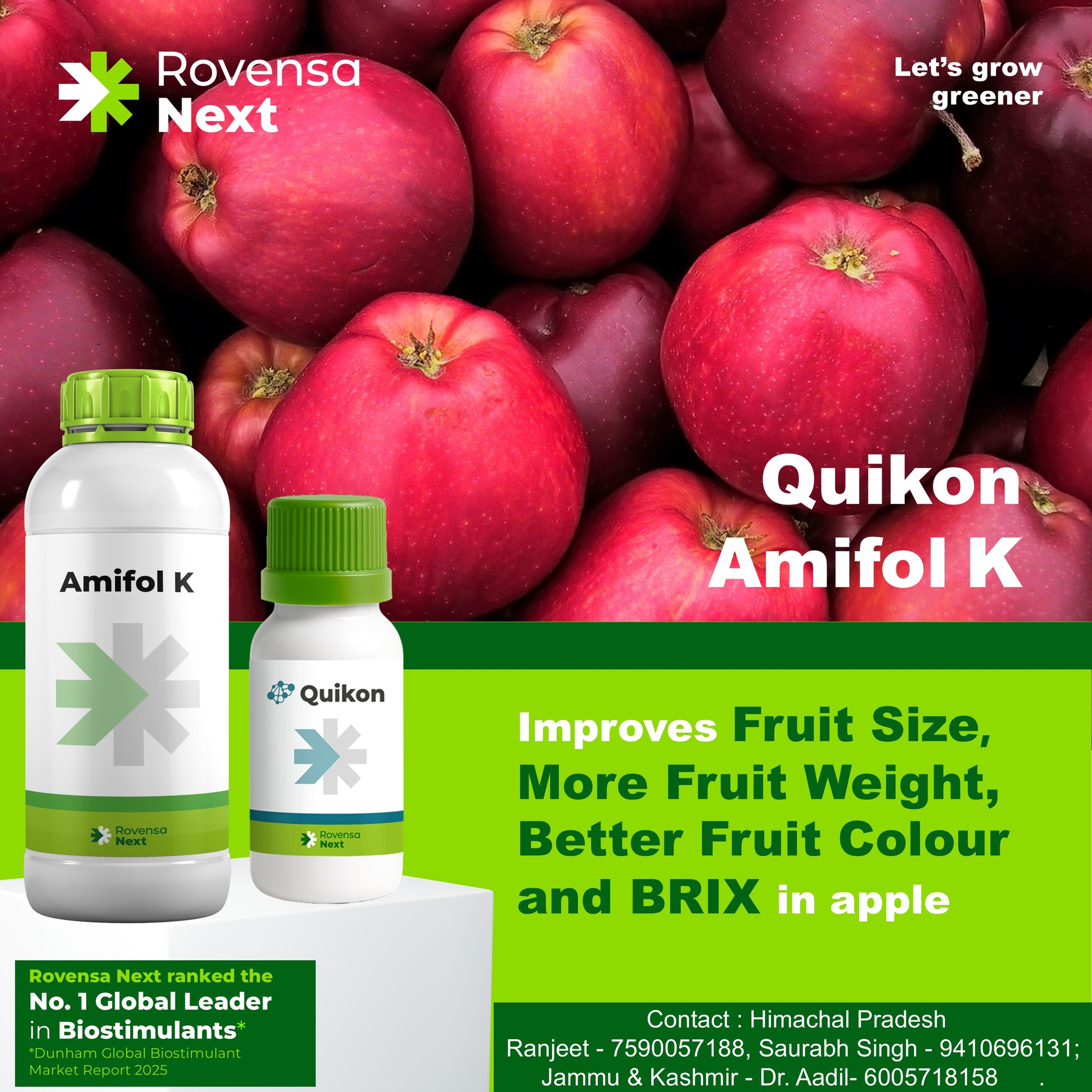 Rovensa Next India Facebook ad: Quikon + Amifol K