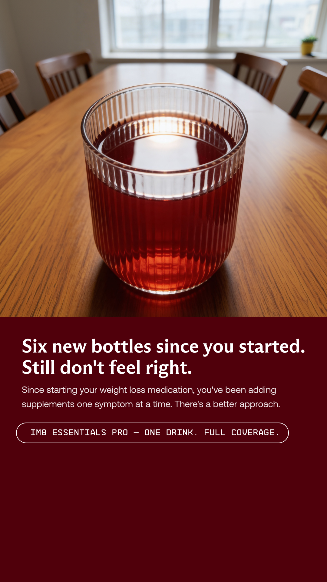 IM8 Global Facebook ad: Trying Everything, Seeing Nothing?