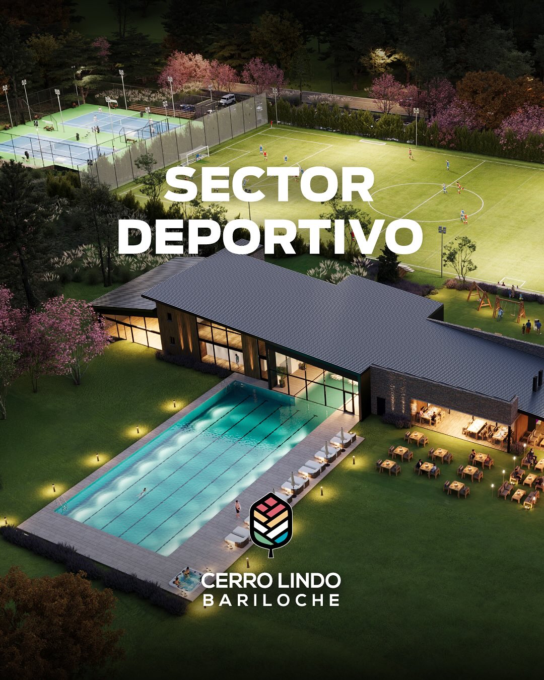 Cerro Lindo Bariloche Facebook ad: ¡Conocé el Sector Deportivo de Cerro Lindo Bariloche!