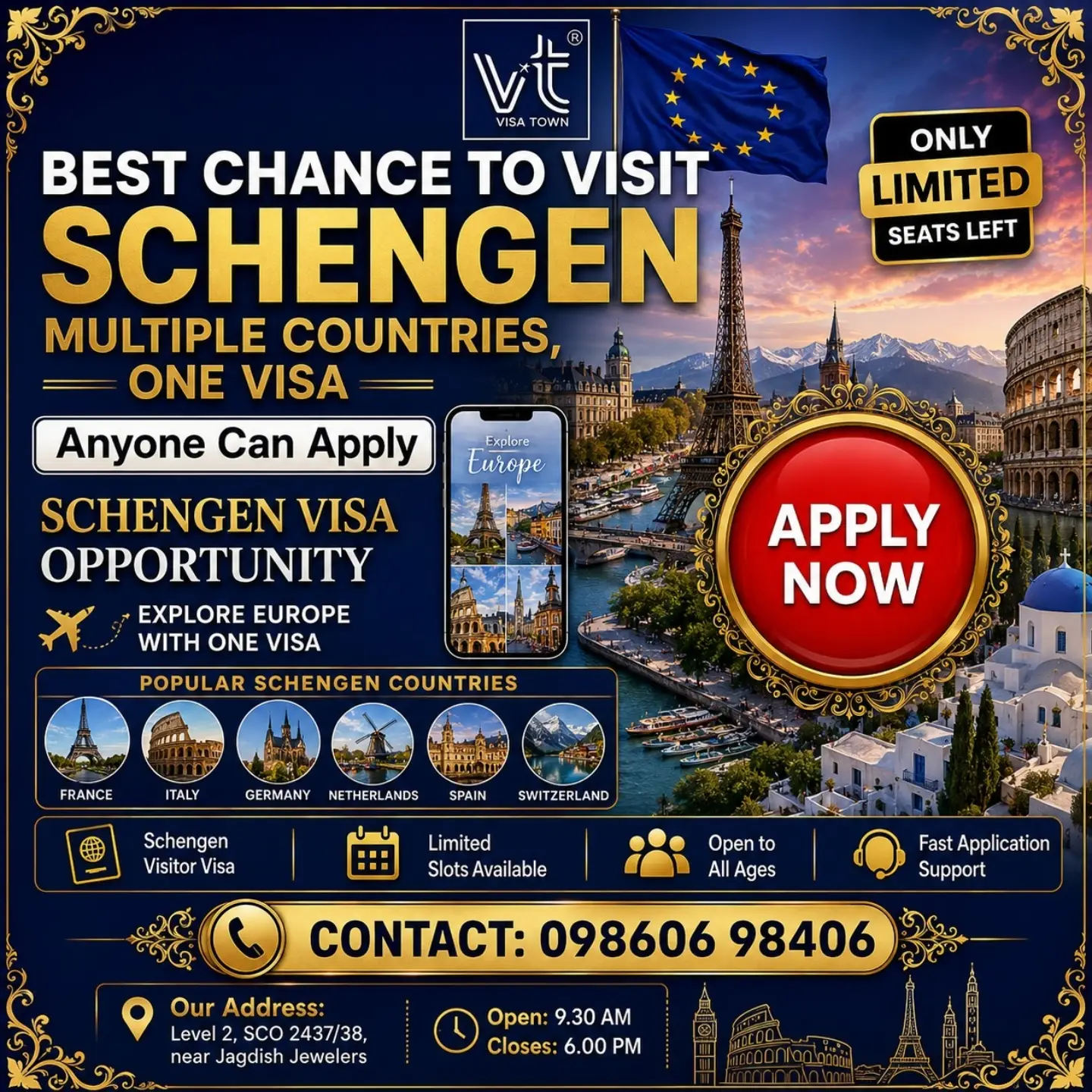 Visa Town Immigration Facebook ad