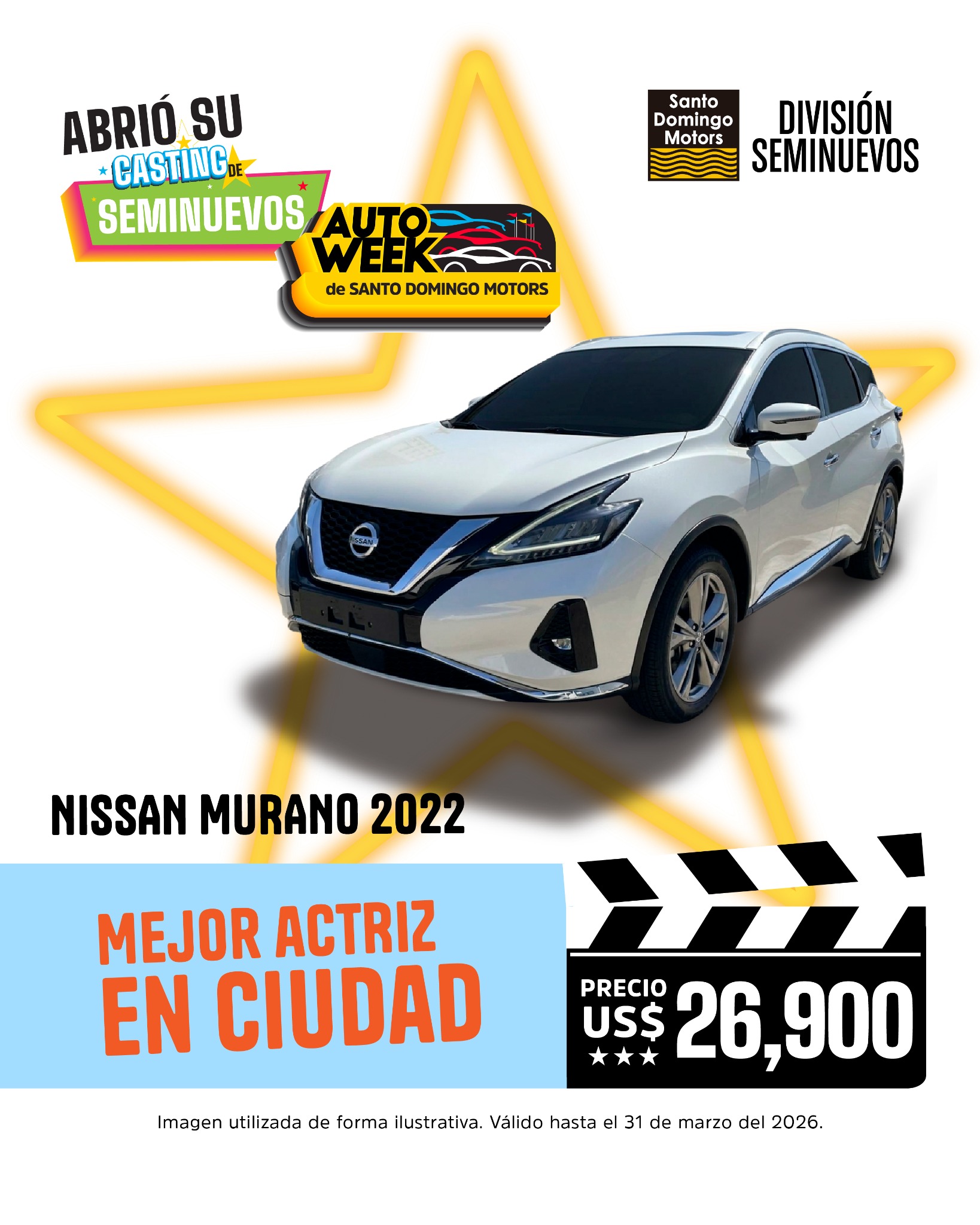 Seminuevos Santo Domingo Motors Facebook ad from Mar 26, 2026