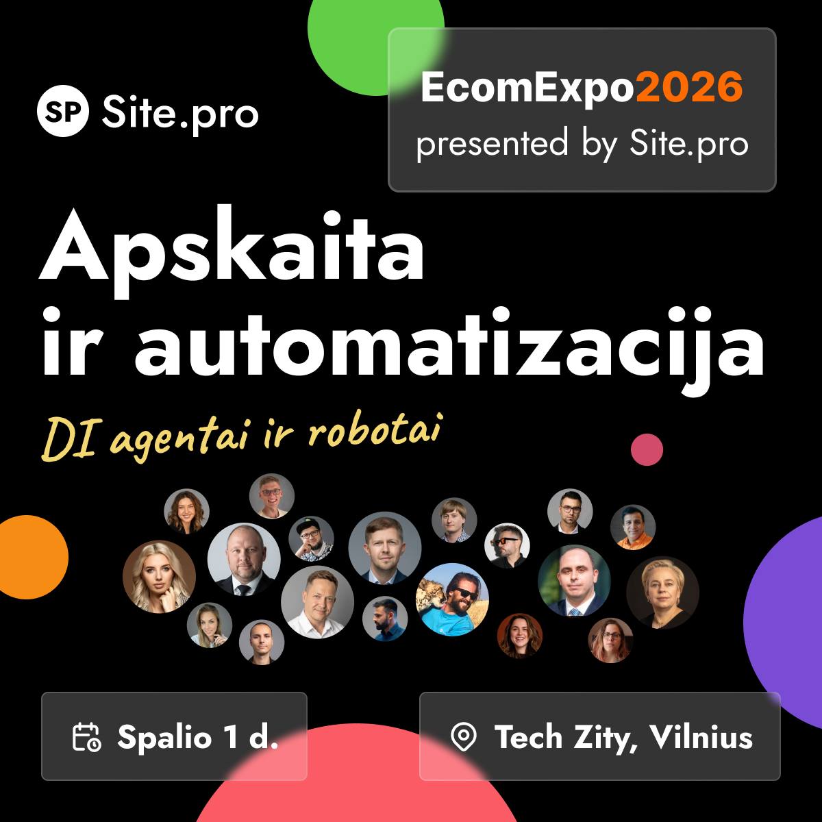 Site.pro - Apskaitos programa ir ERP Facebook ad: Site.pro, Ecomexpo 2026 generalinis rėmėjas!