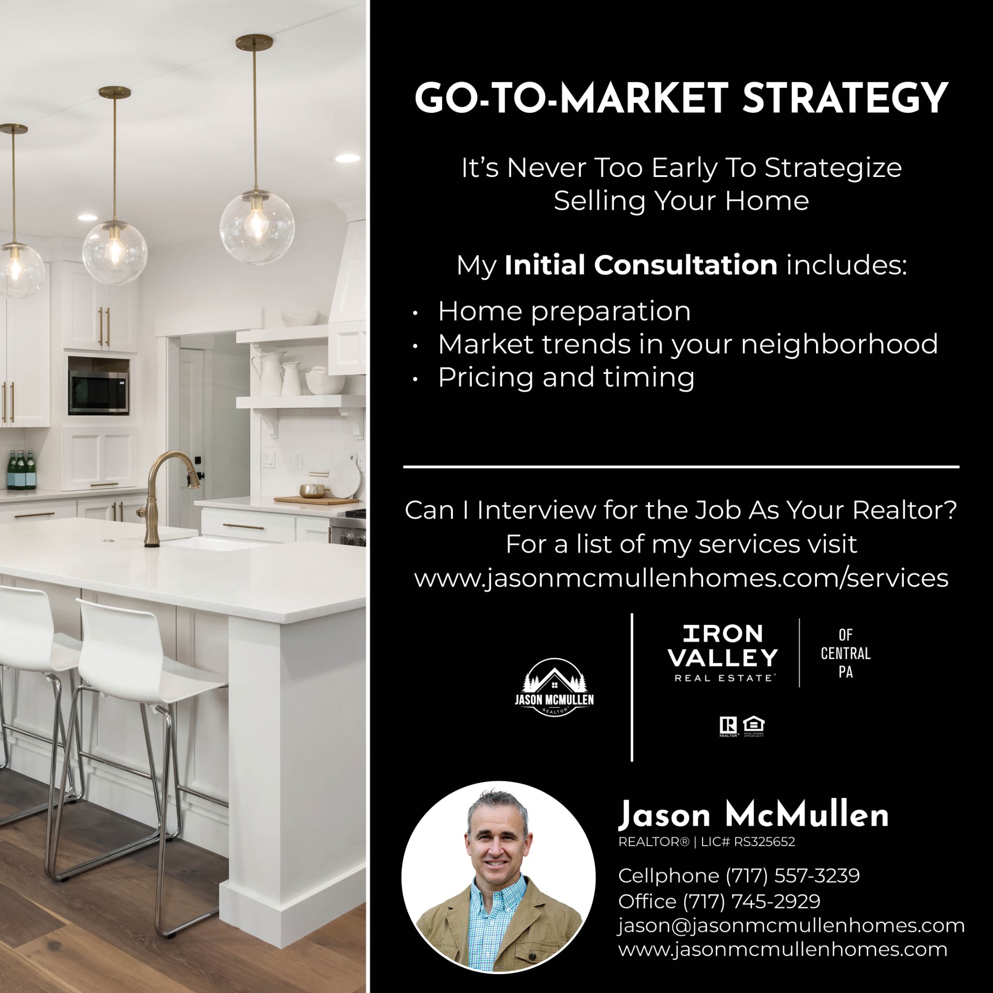 Jason McMullen Realtor Facebook ad: Message or Call (717) 557-3239 | (717) 745-2929