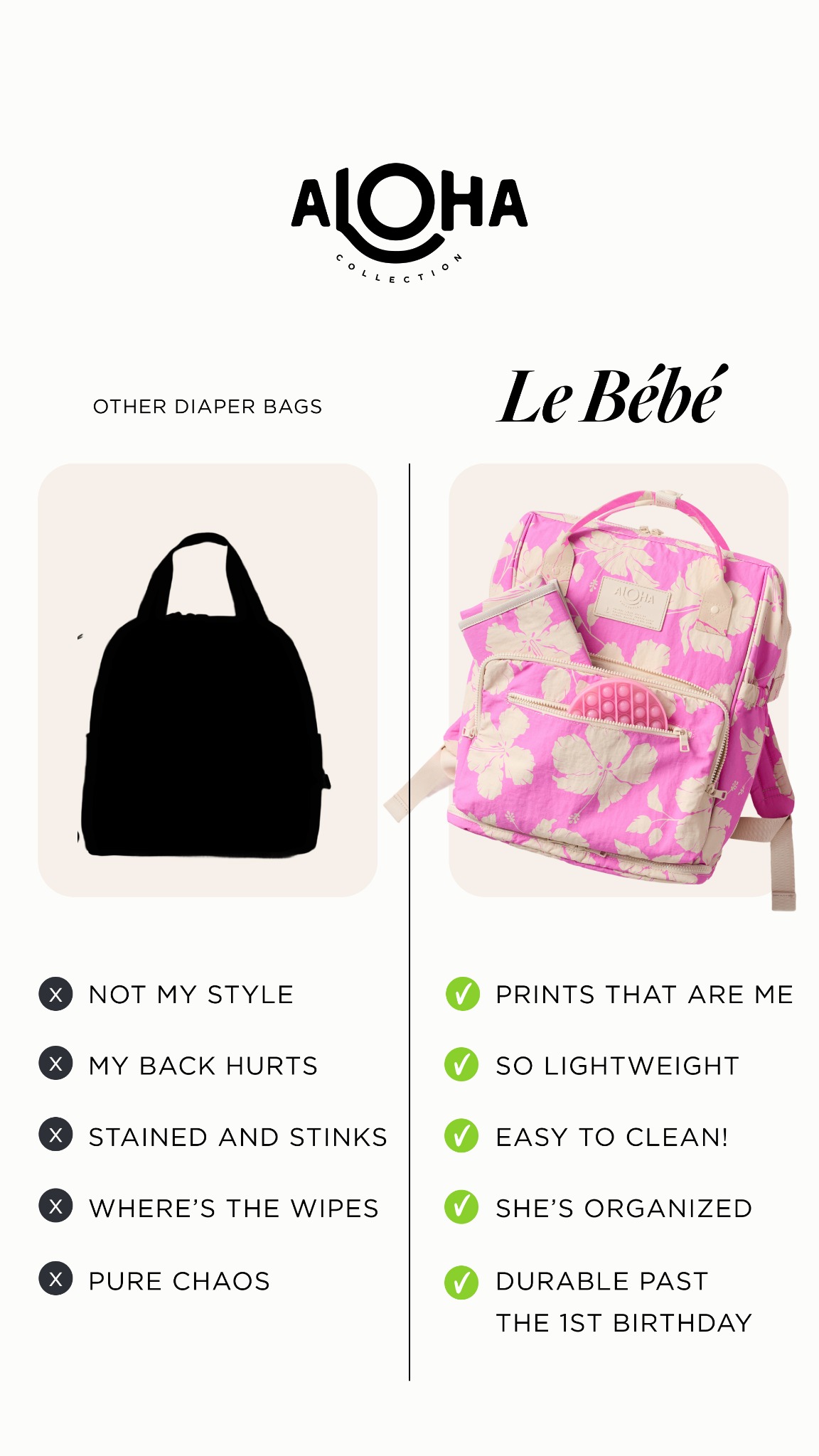 ALOHA Collection Facebook ad