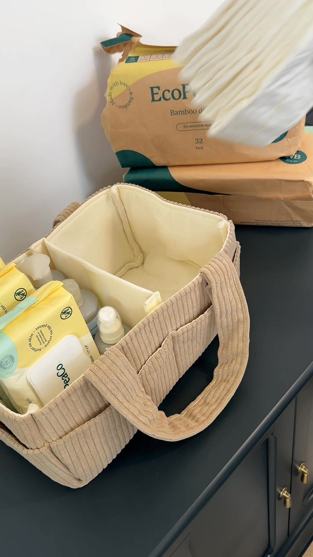 Eco Pea Co. Facebook ad: Pure Care From the Very Start