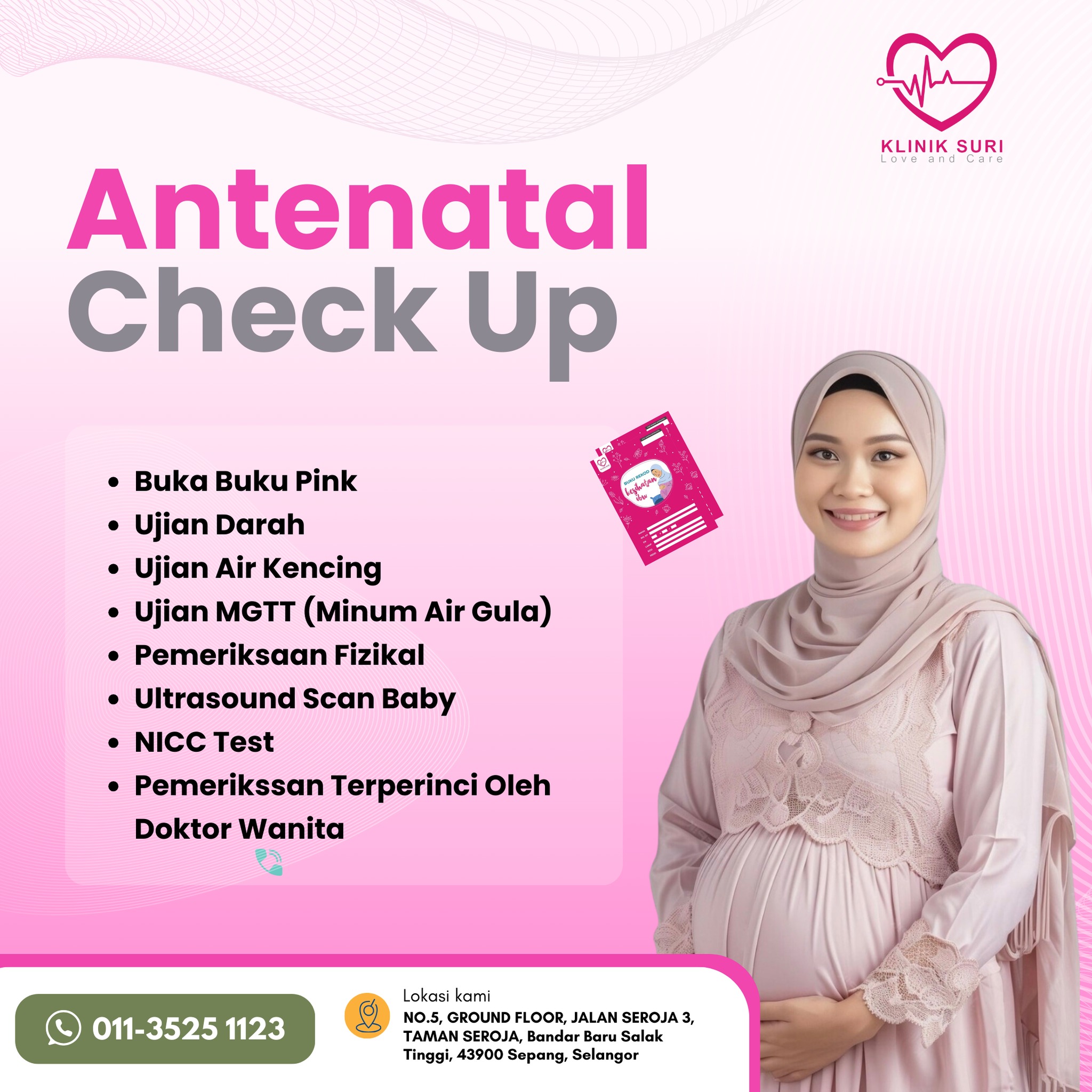 Klinik Suri Salak Tinggi Facebook ad: Warga Salak Tinggi Mesti Best.