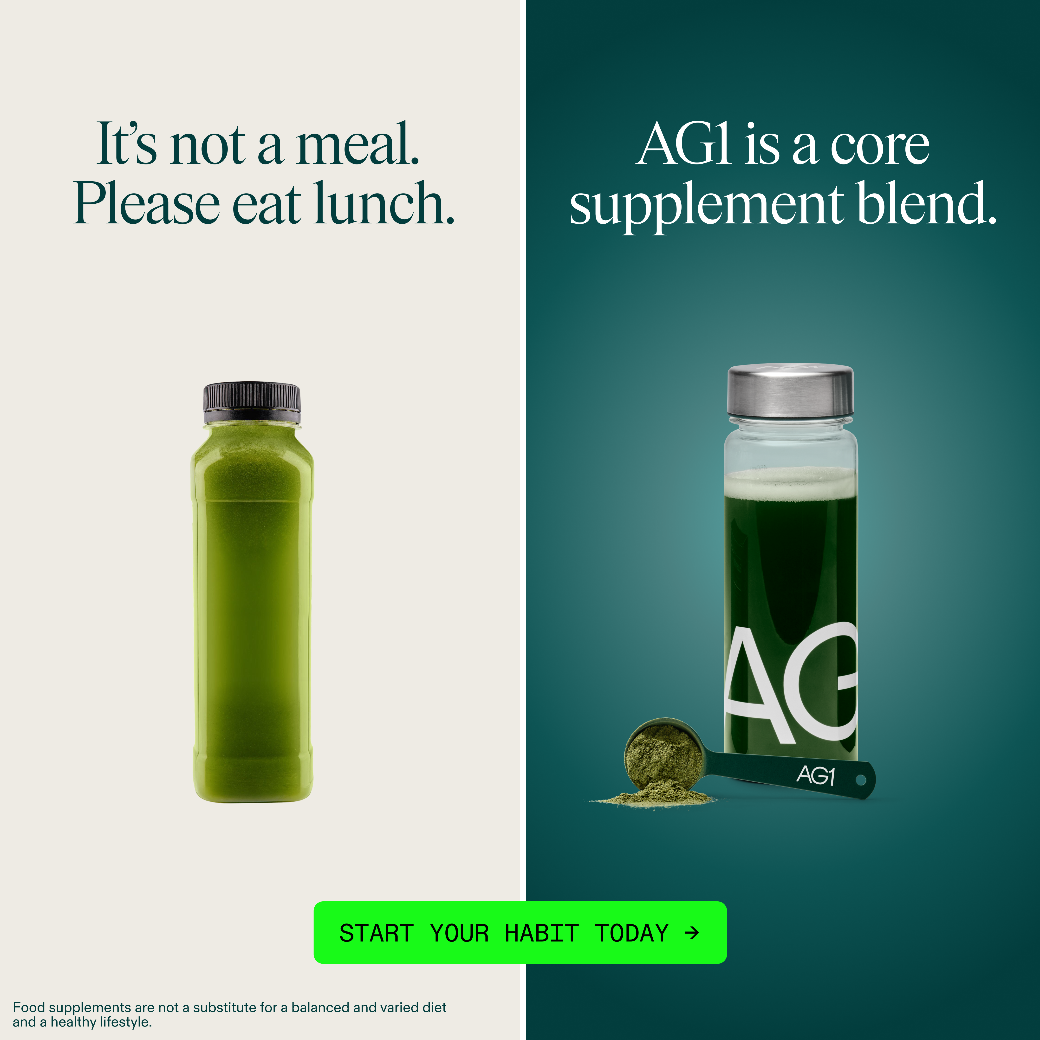 AG1 by Athletic Greens Facebook ad