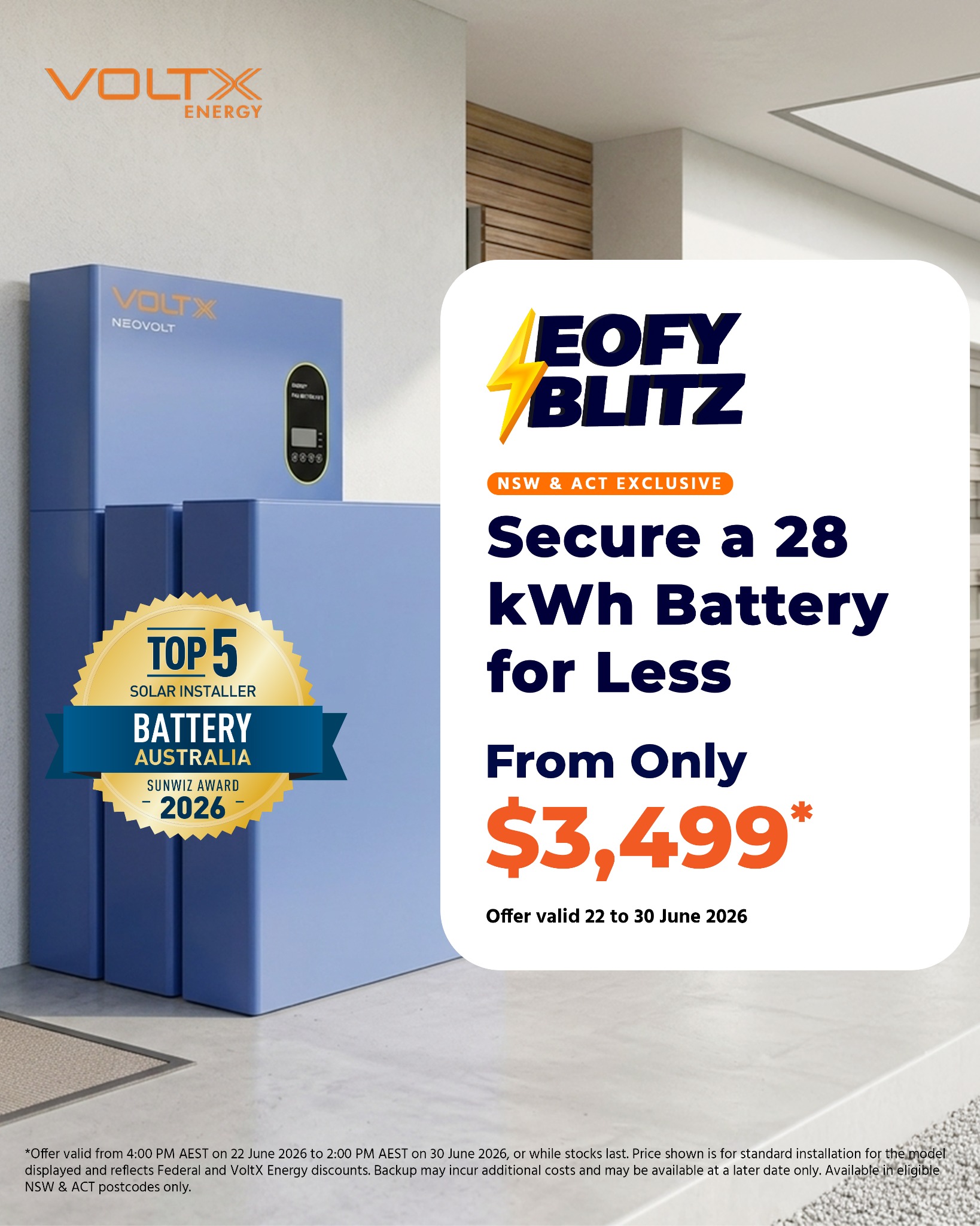 Voltx Energy Facebook ad