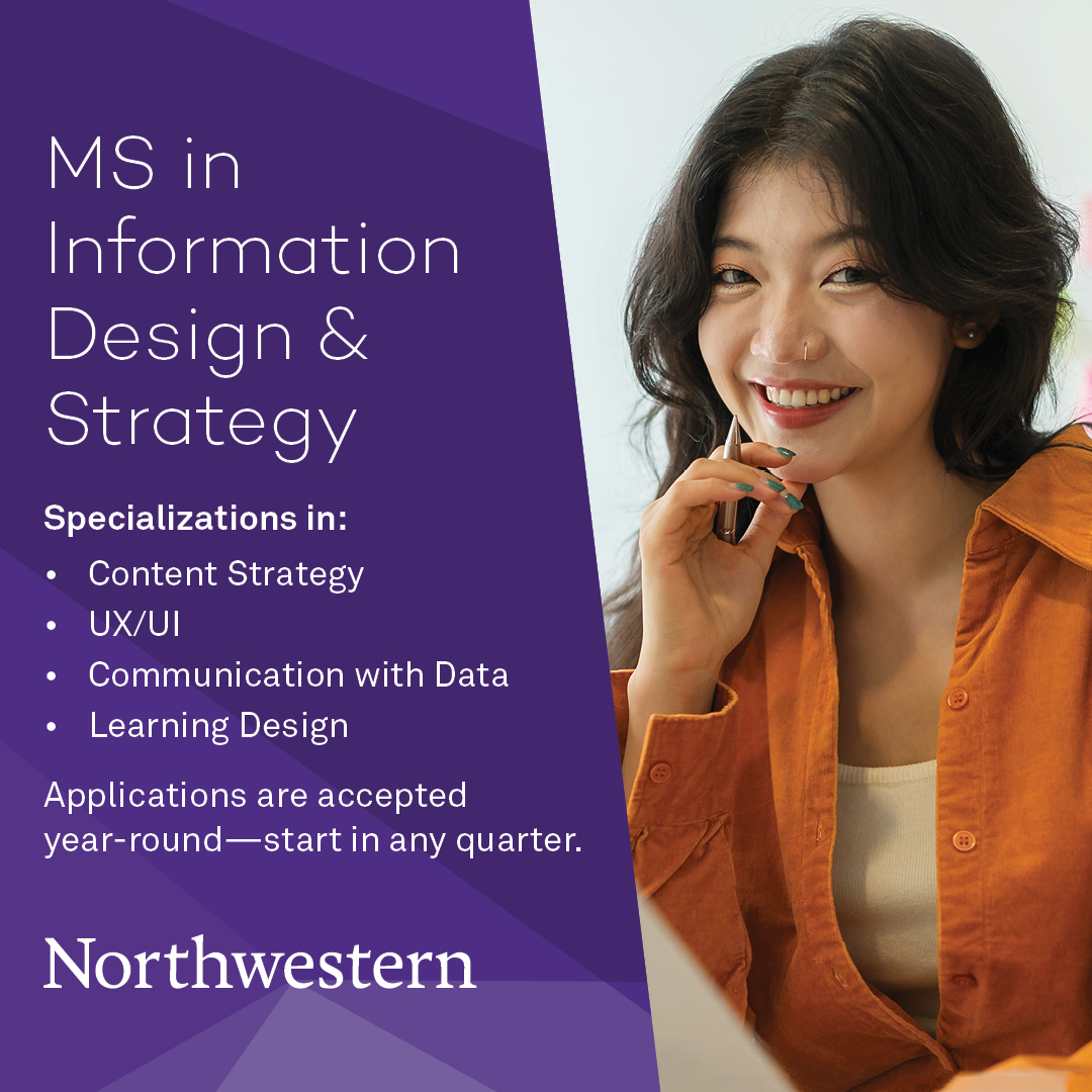 Northwestern University School of Professional Studies Facebook ad