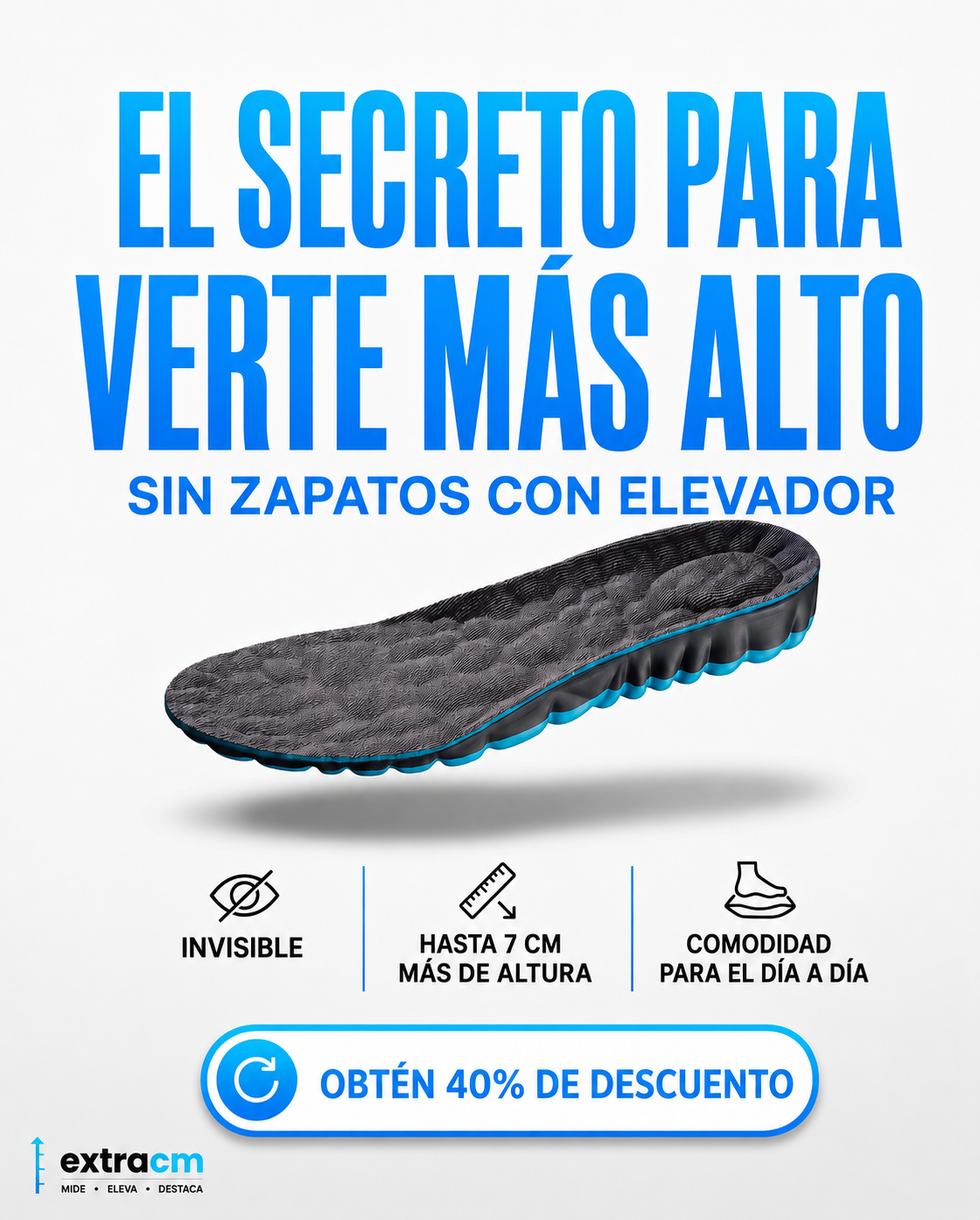 Extracm Facebook ad: Deja de ser el chaparro del grupo