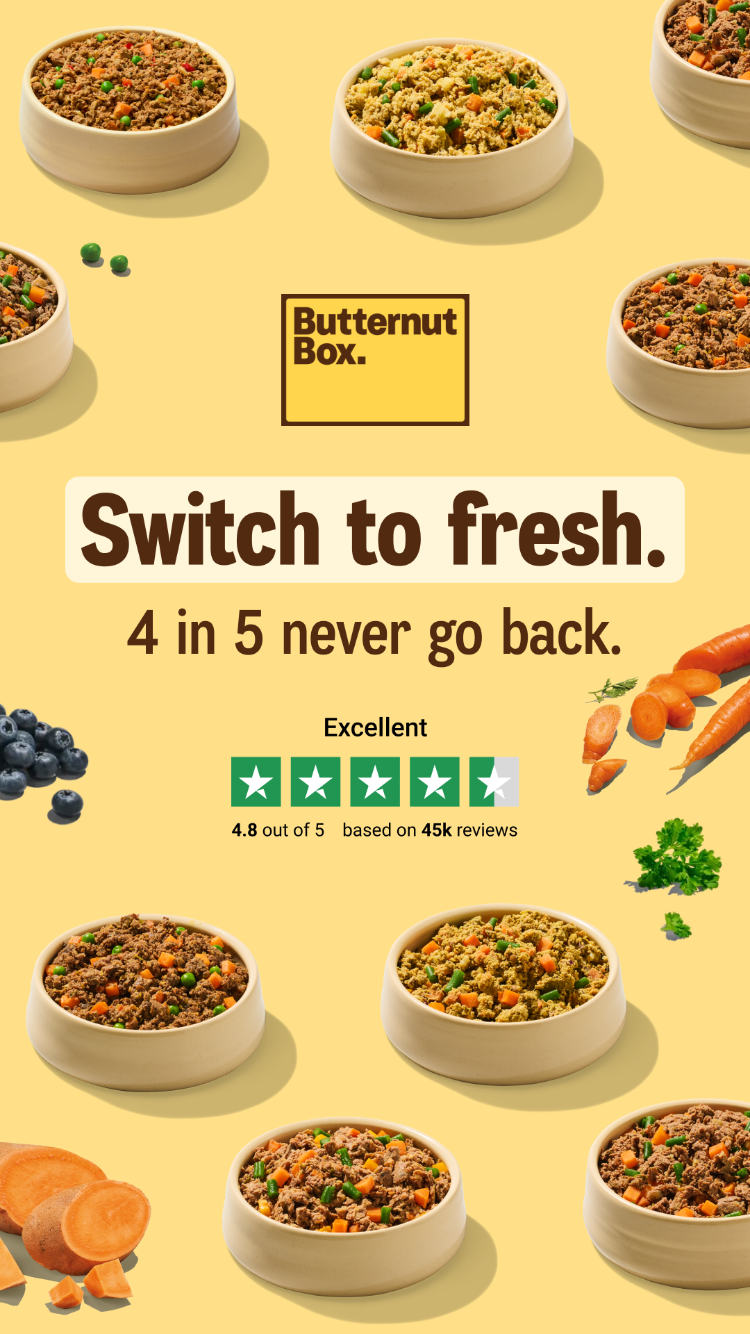Butternut Box Facebook ad