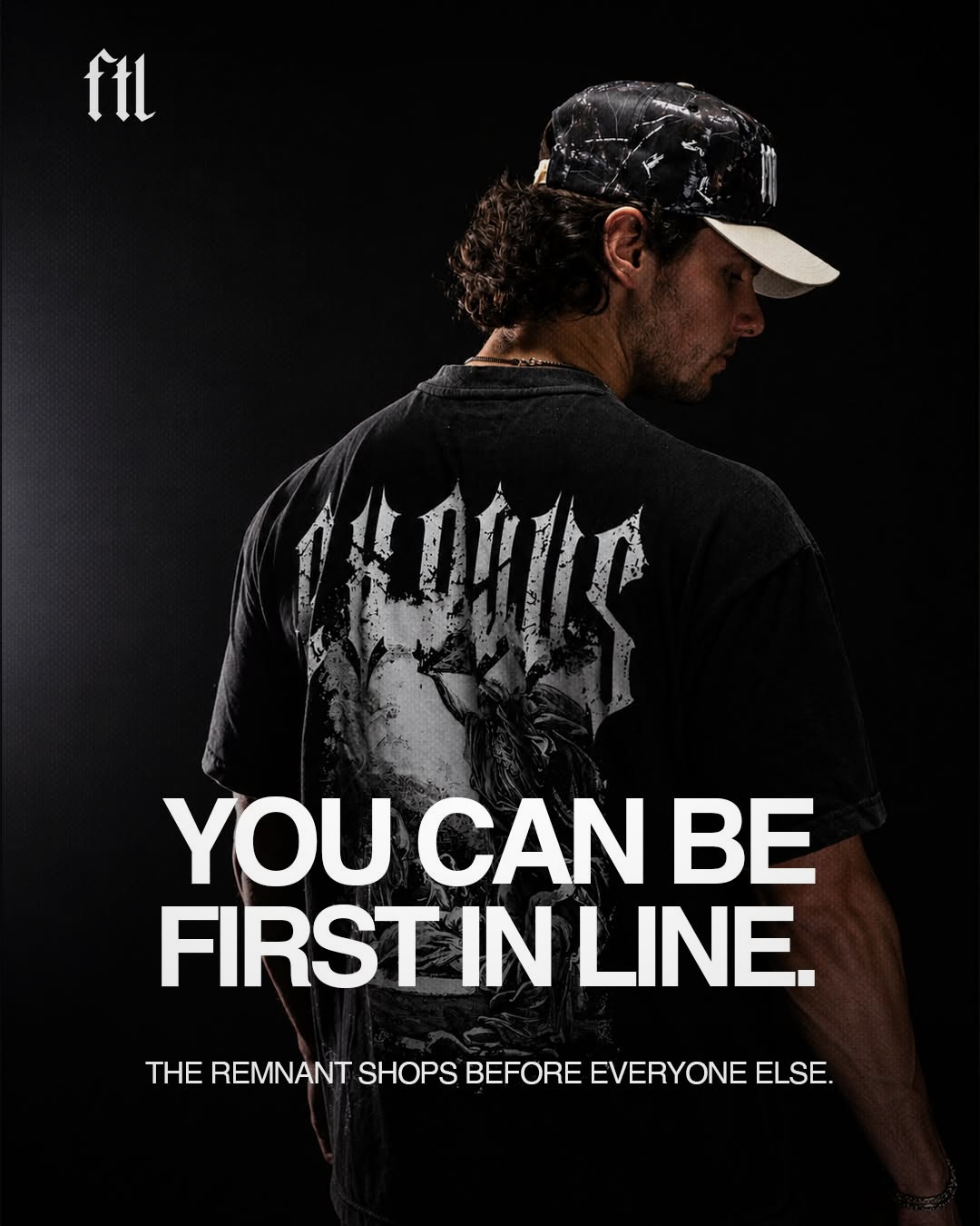 Fear the Lamb Apparel Facebook ad: Join The Remnant. Shop First.