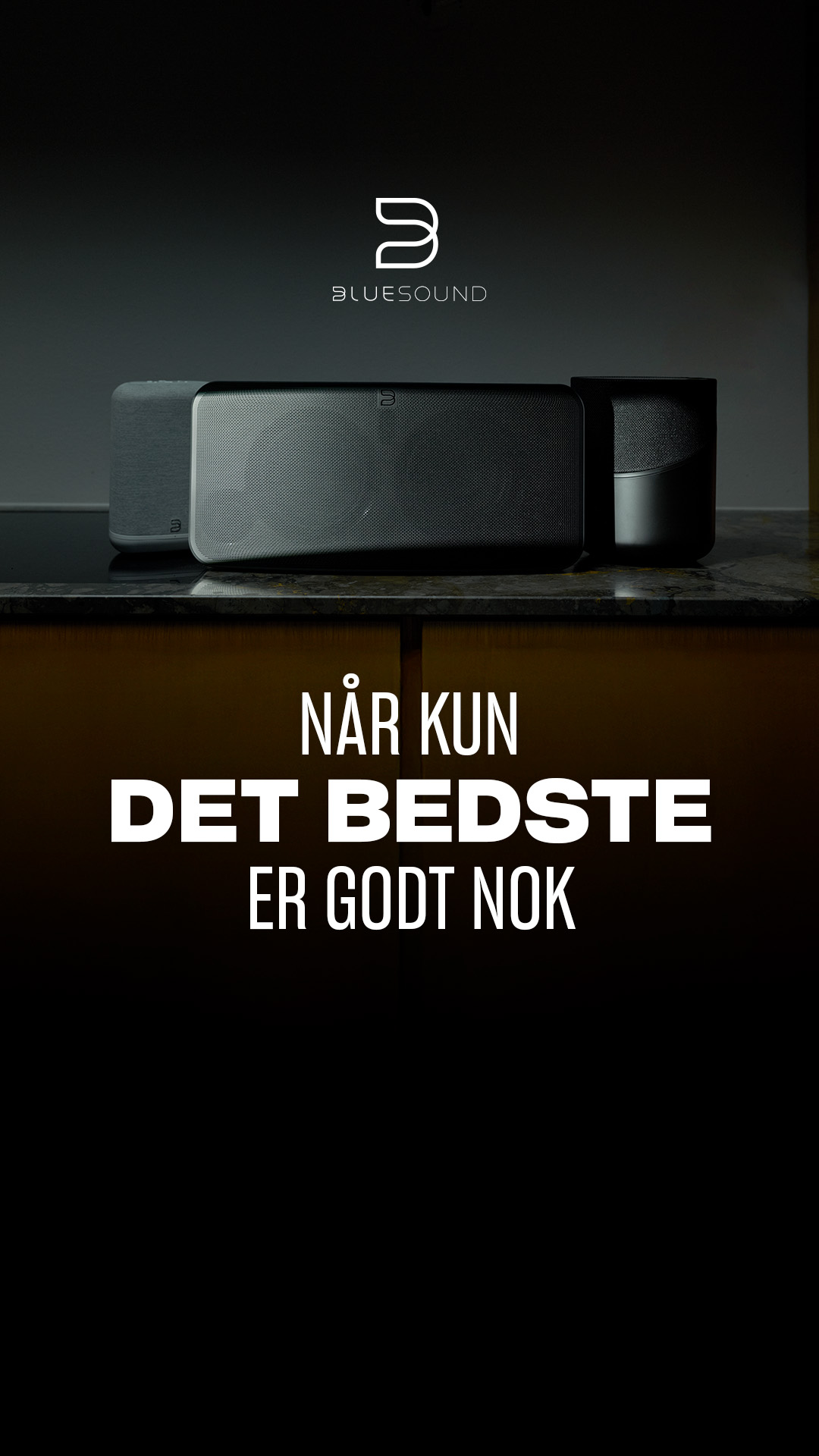 Bluesound Facebook ad