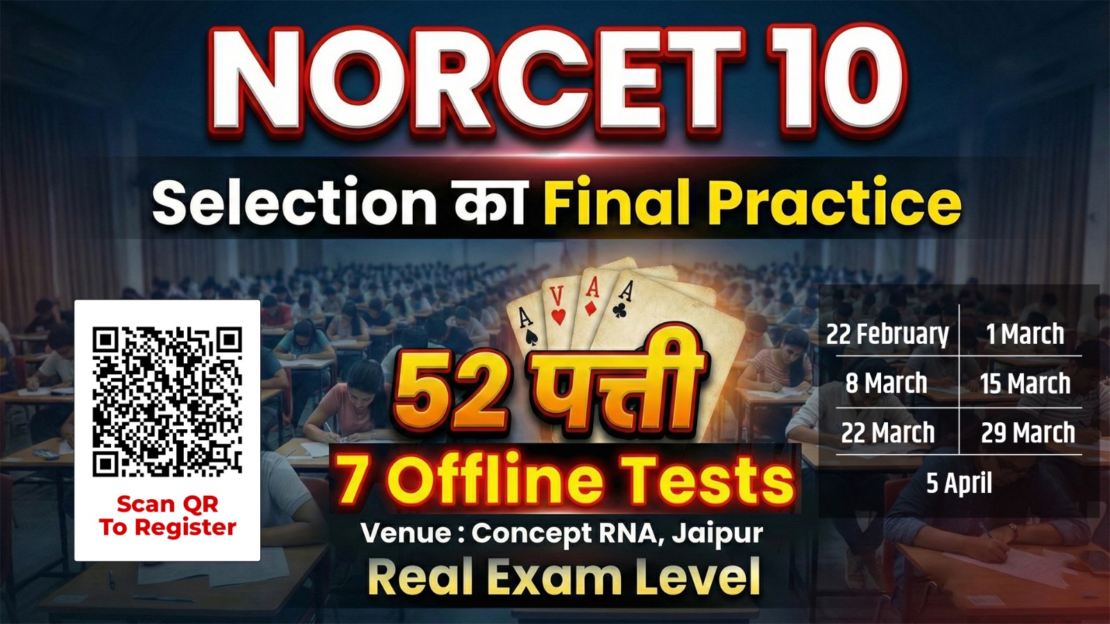 Concept RNA Nursing Coaching Facebook ad: 7 Offline Tests, Only ₹49