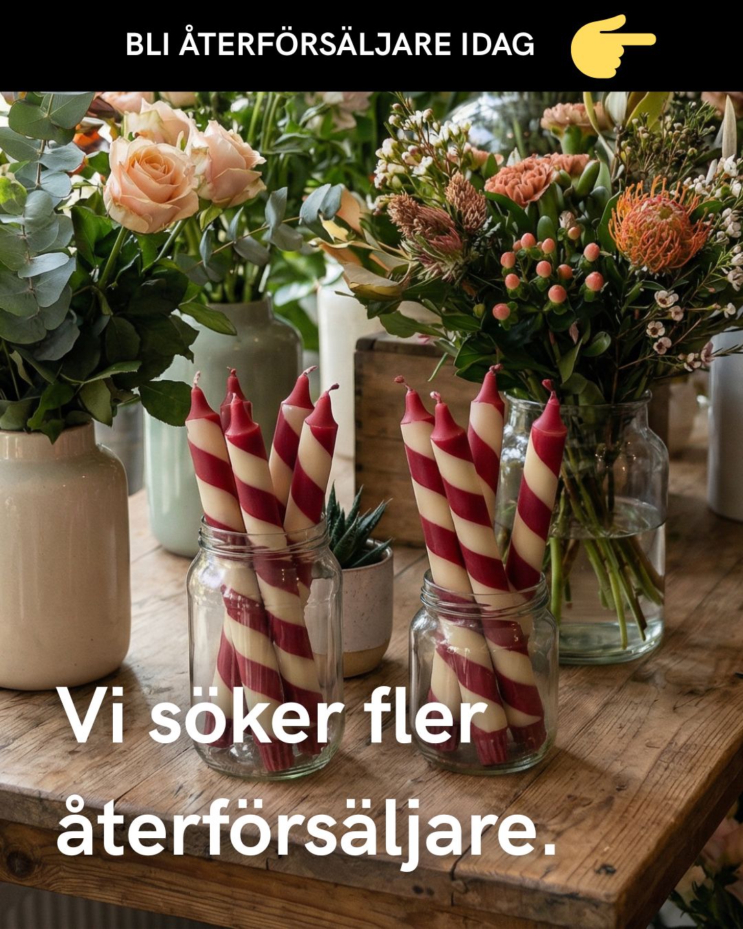 Bonniee Candles Facebook ad: Bli återförsäljare av Bonniee