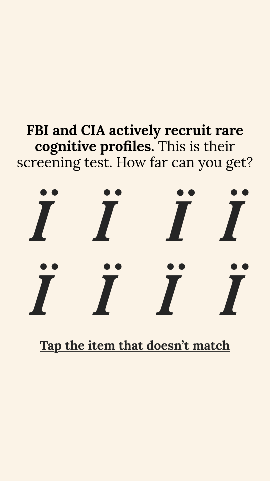 Brain Health Check Facebook ad