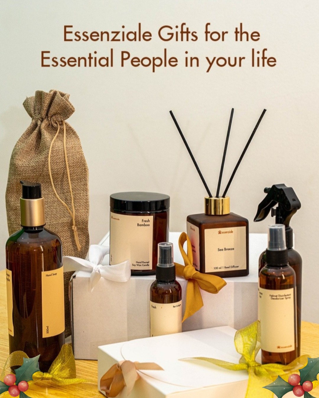 Essenziale Facebook ad: Gift Packages for Every Occasion!