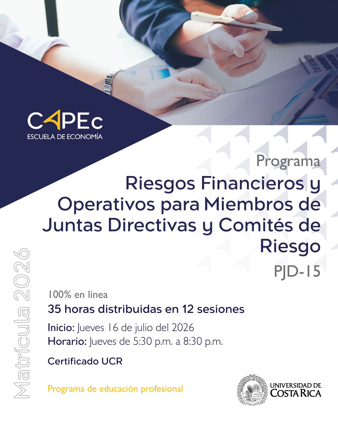 CAPEc Capacitación y Actualización Profesional en Economía-UCR Facebook ad