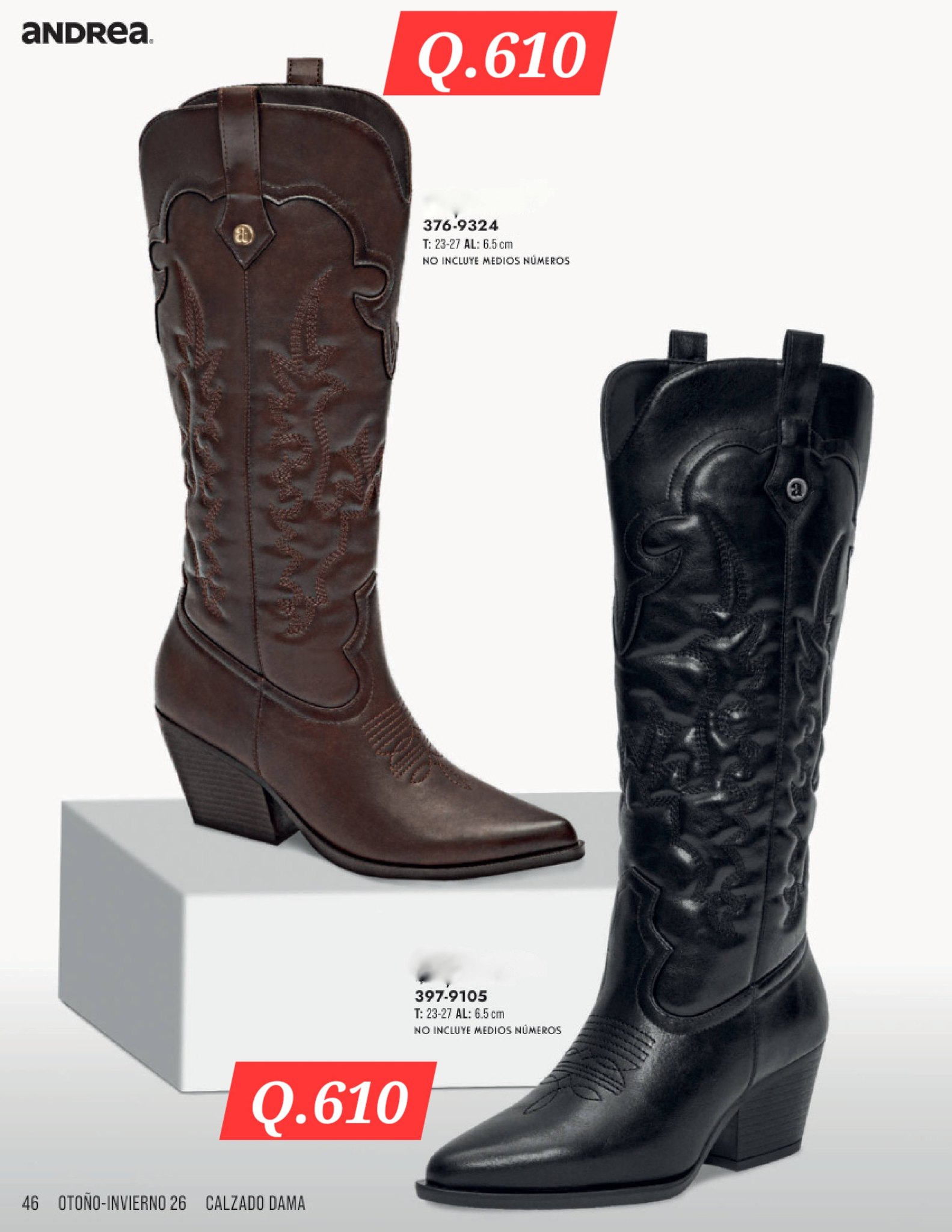 Impo CLZ Facebook ad: Botas Vaqueras para Dama