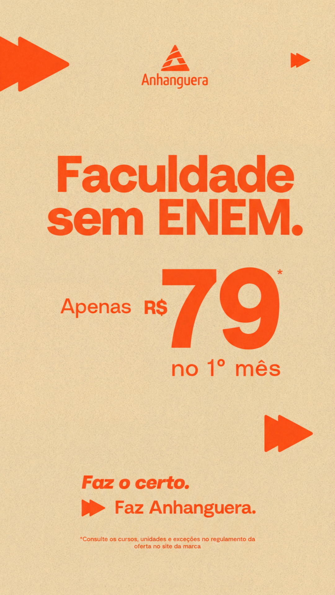 Anhanguera Educacional Facebook ad