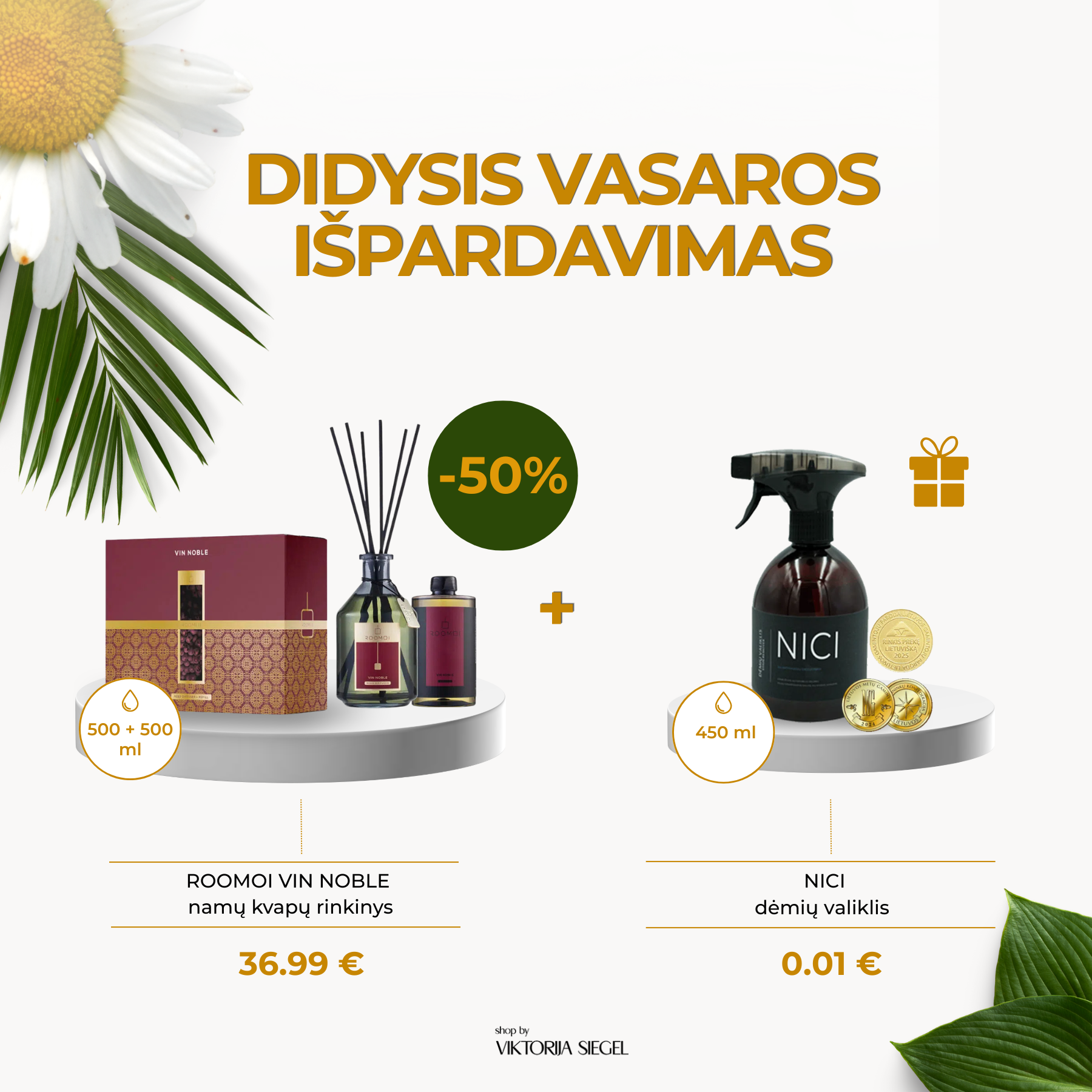 Shop by Viktorija Siegel Facebook ad