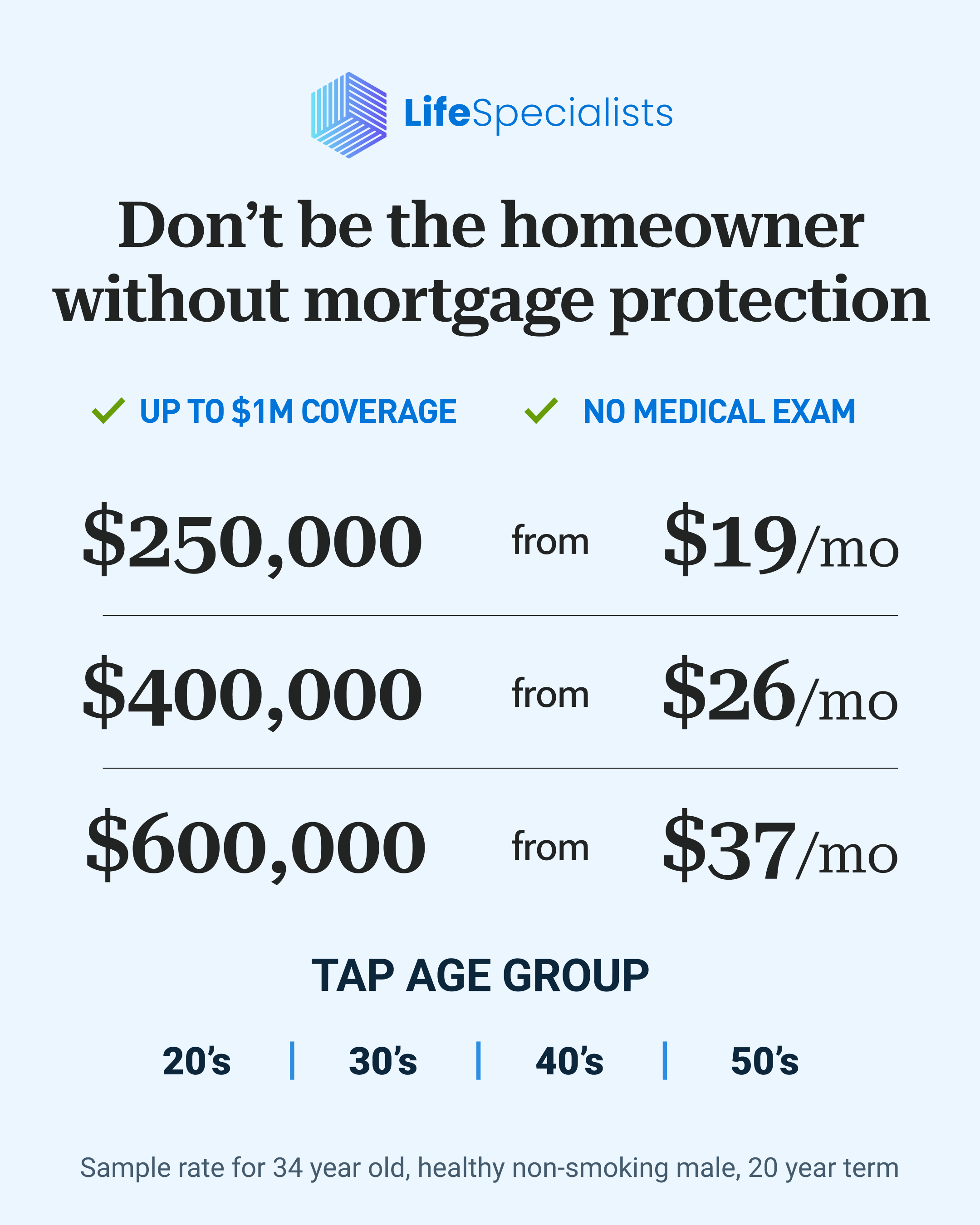 Life Insurance Specialists Facebook ad
