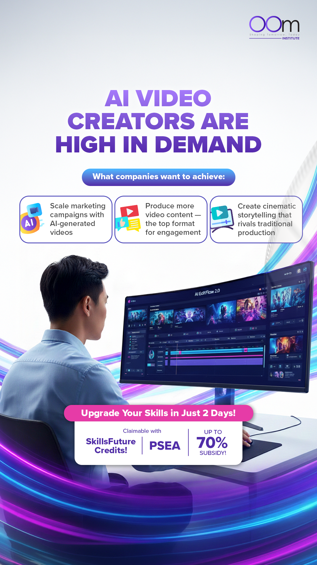 OOm Digital, Tech & AI Institute Facebook ad