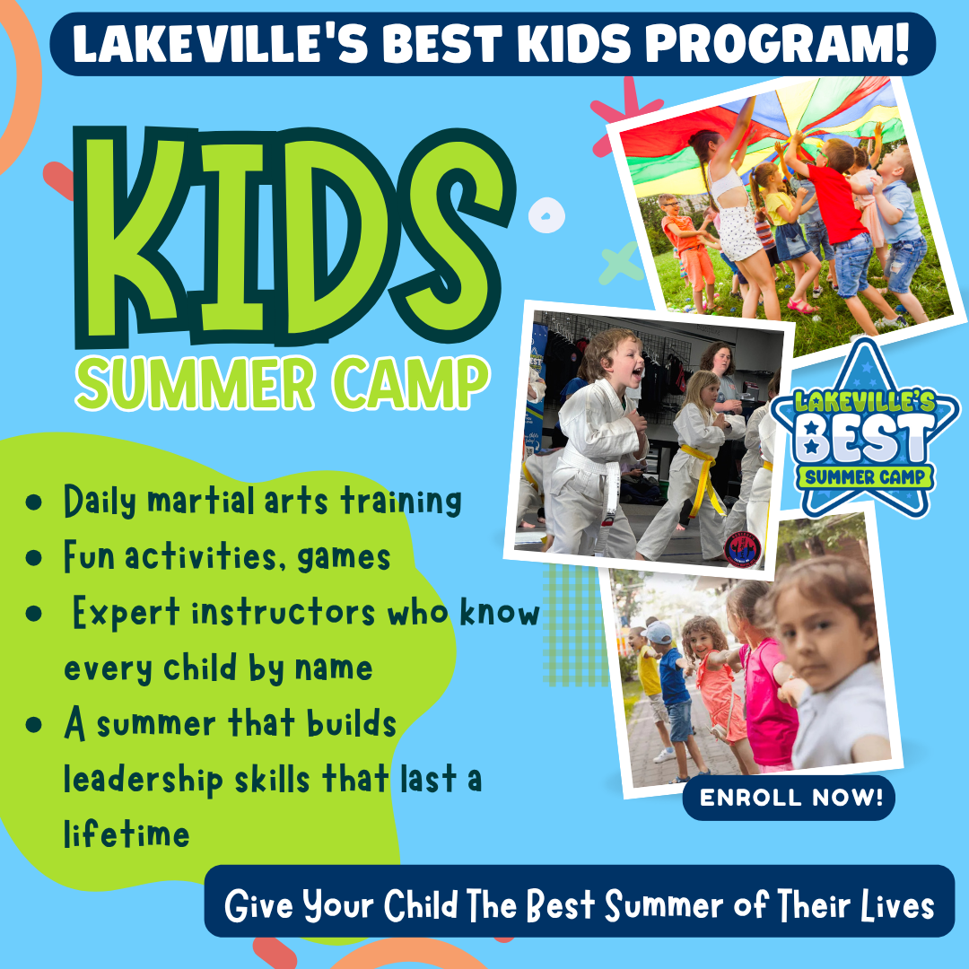 Raberge's Leadership Martial Arts Facebook ad: #1 Summer Camp in Lakeville