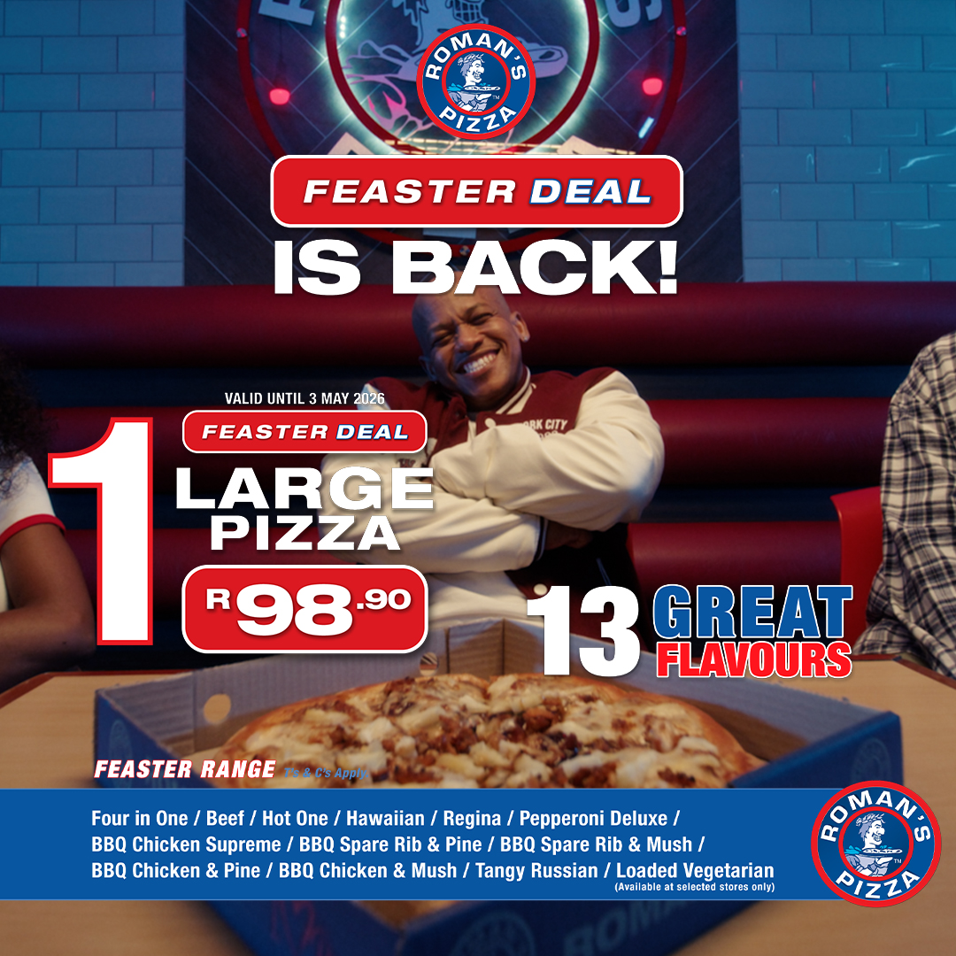 Roman's Pizza Facebook ad from Mar 23, 2026