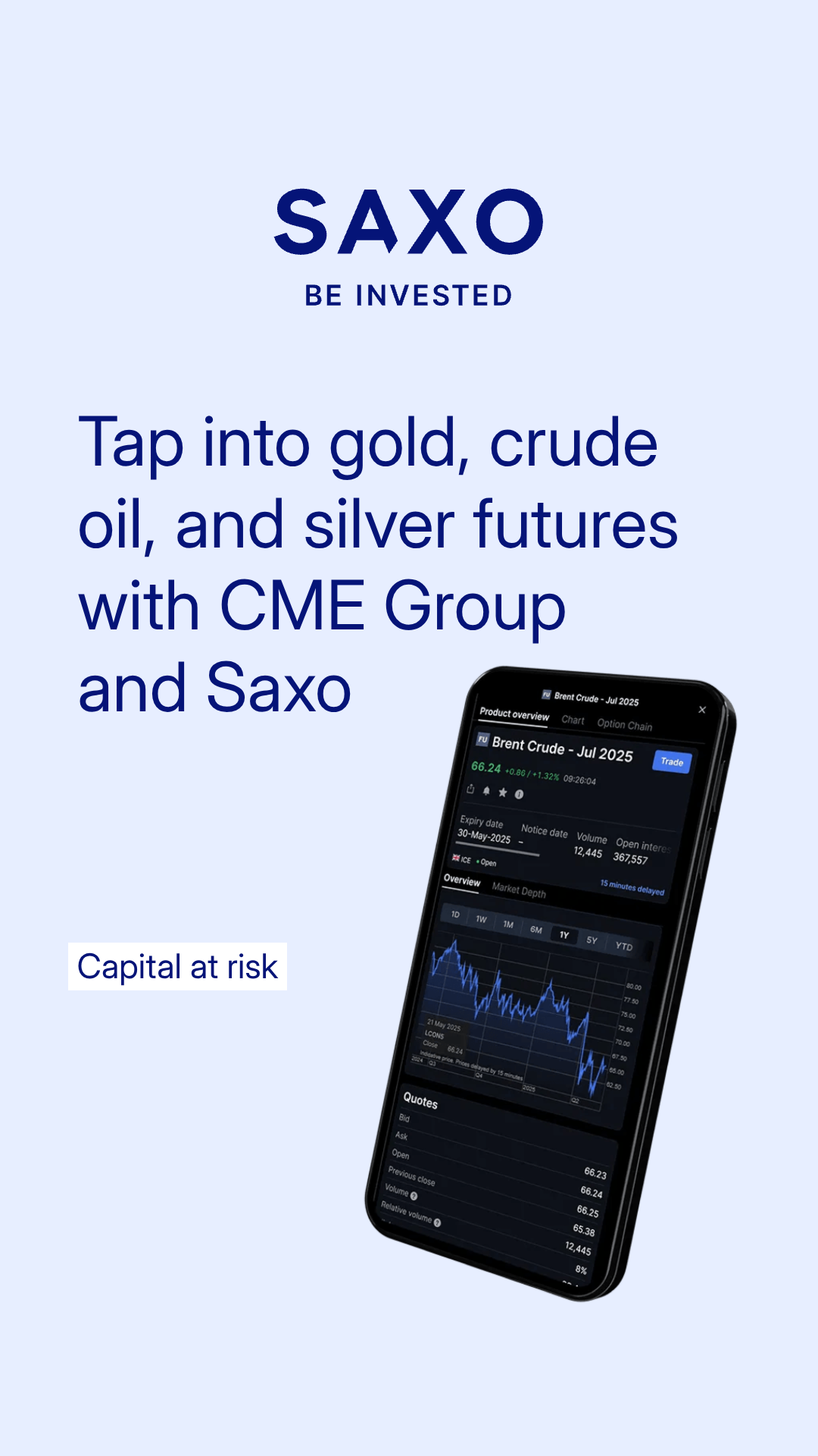 Saxo UK Facebook ad
