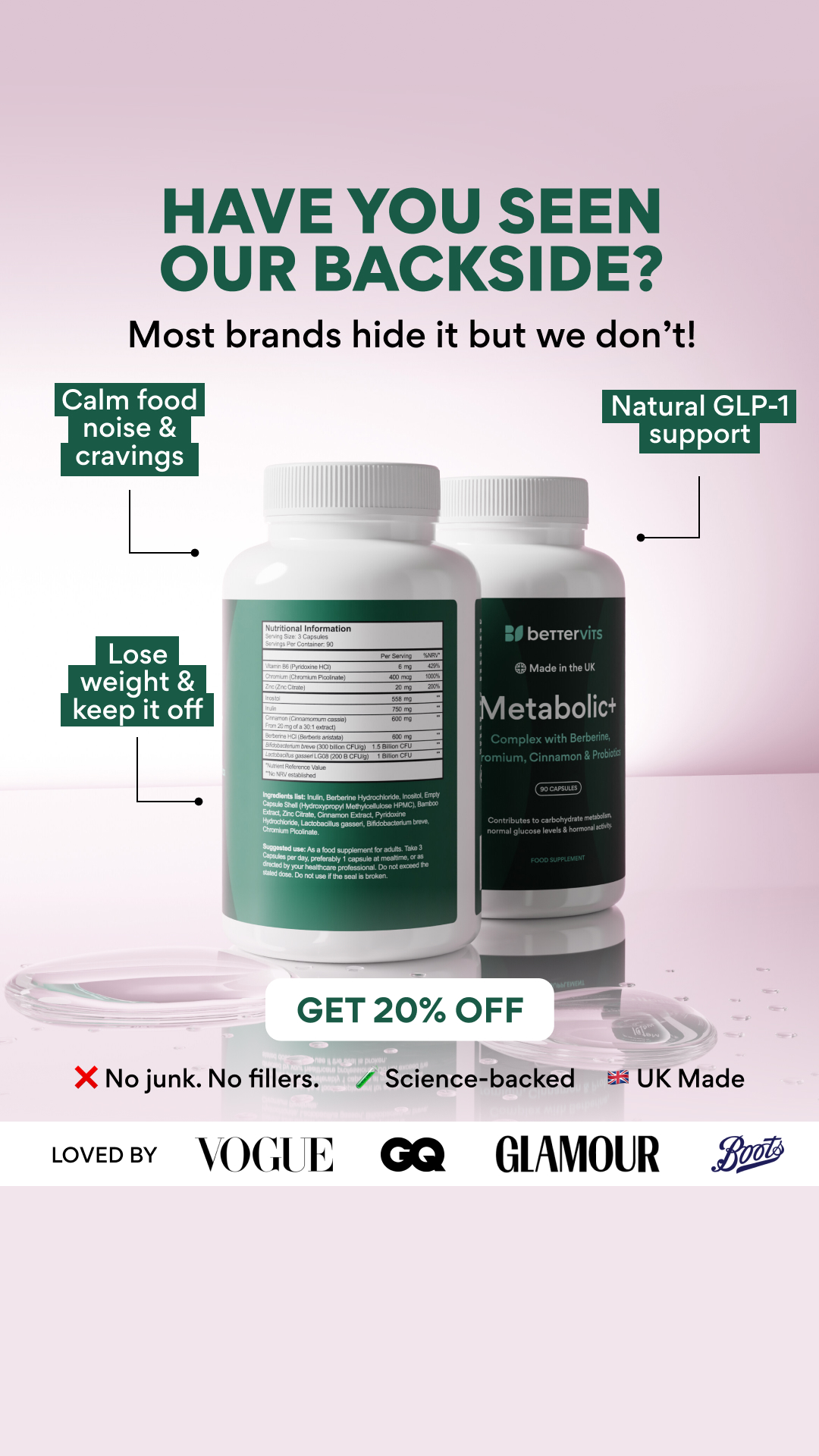 Bettervits Facebook ad