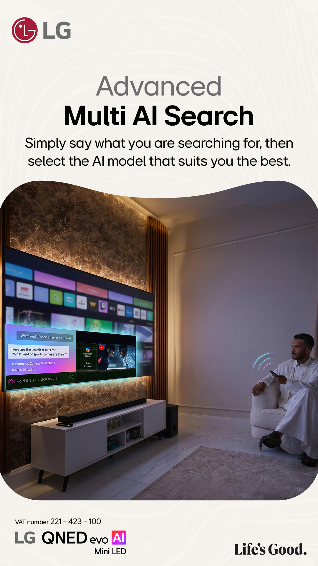 LG Global Facebook ad