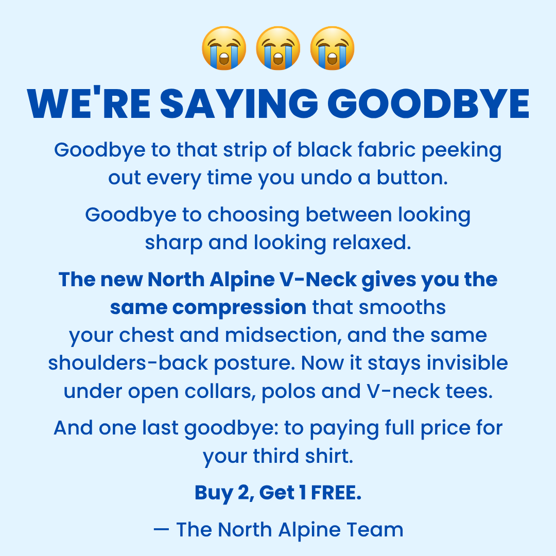 North Alpine Shop Facebook ad: BUY 2 GET 1 FREE