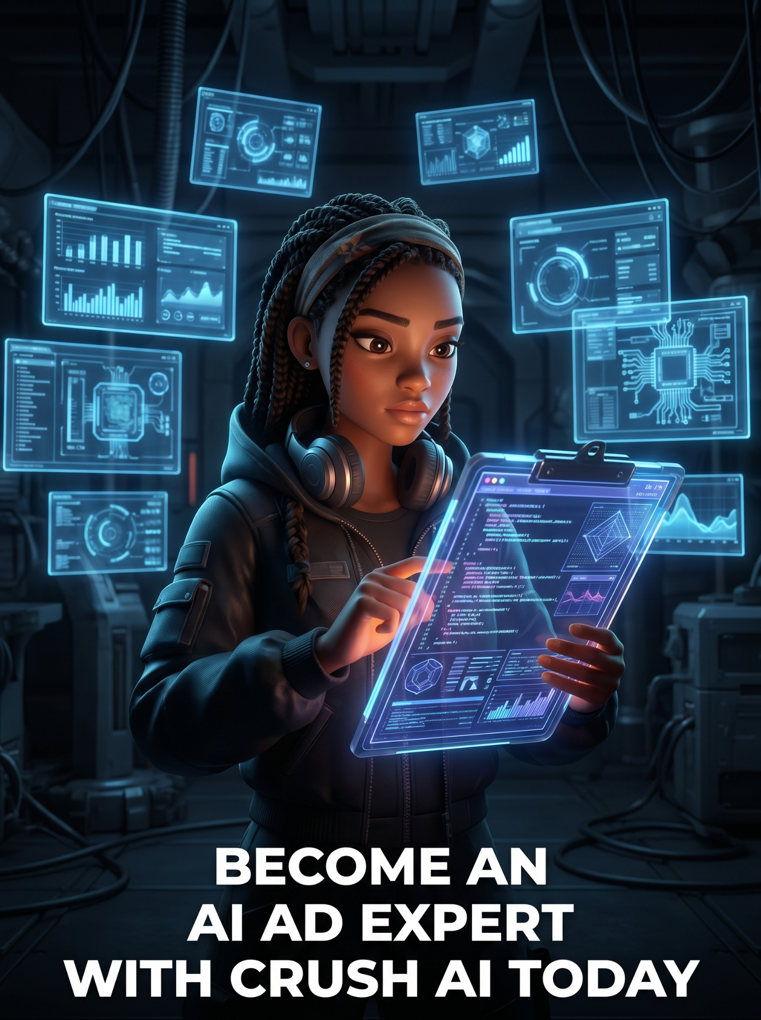 trycrush.ai Facebook ad