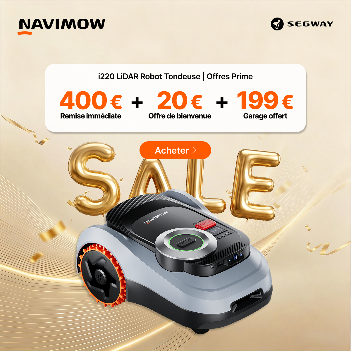 Segway Navimow FR Facebook ad