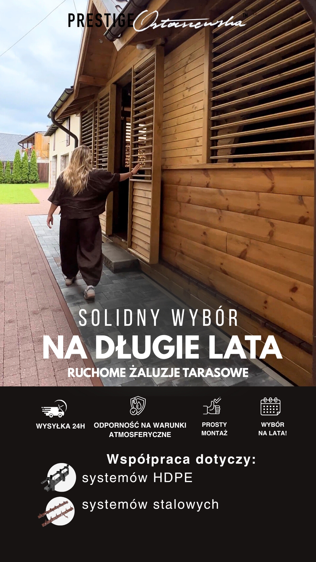 Dekoracje Prestige Facebook ad: Systemy tarasowe do altan i pergoli - idealne…