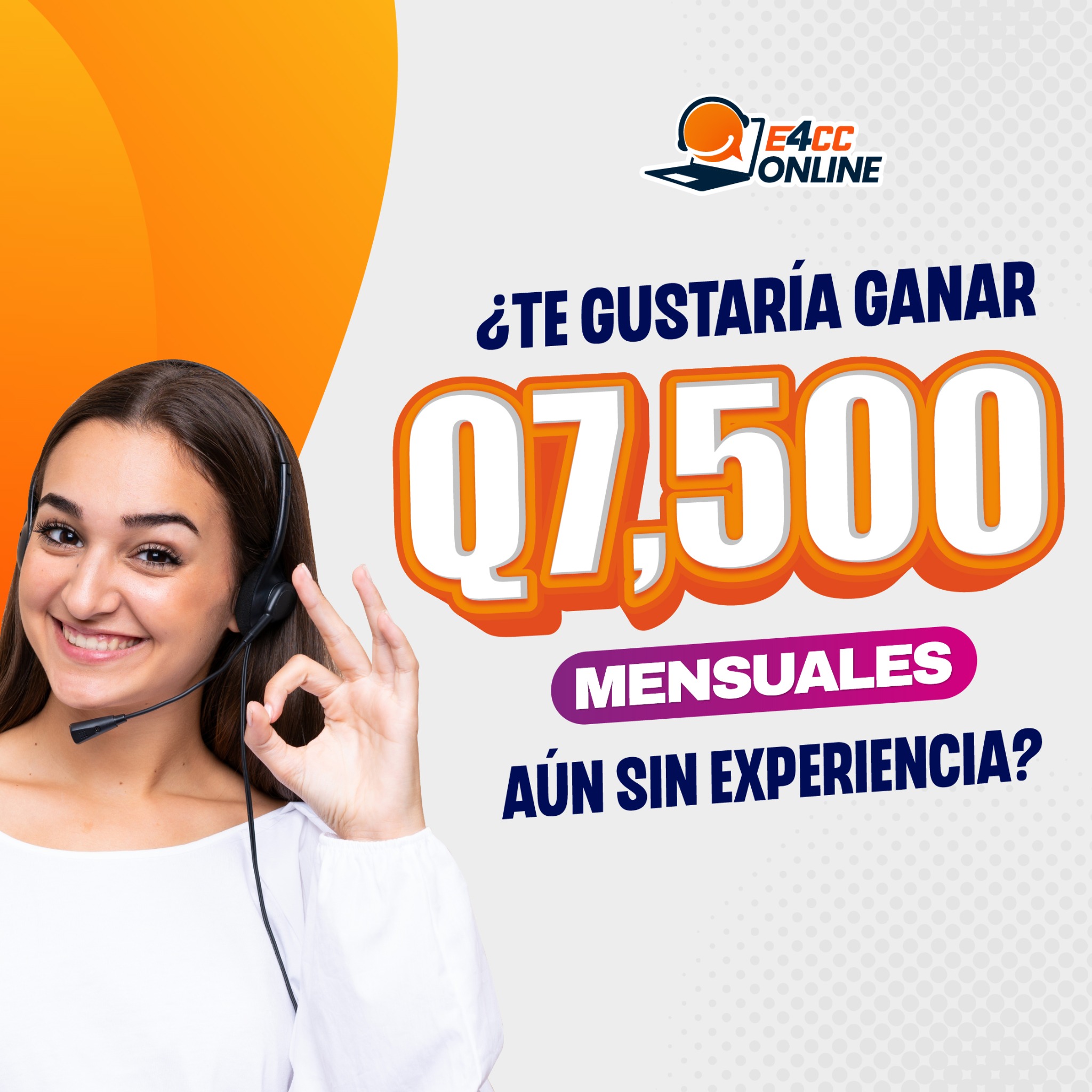 English4callcenters Facebook ad: ¡Recibe tu Primera Asesoría Educativa Gratis!