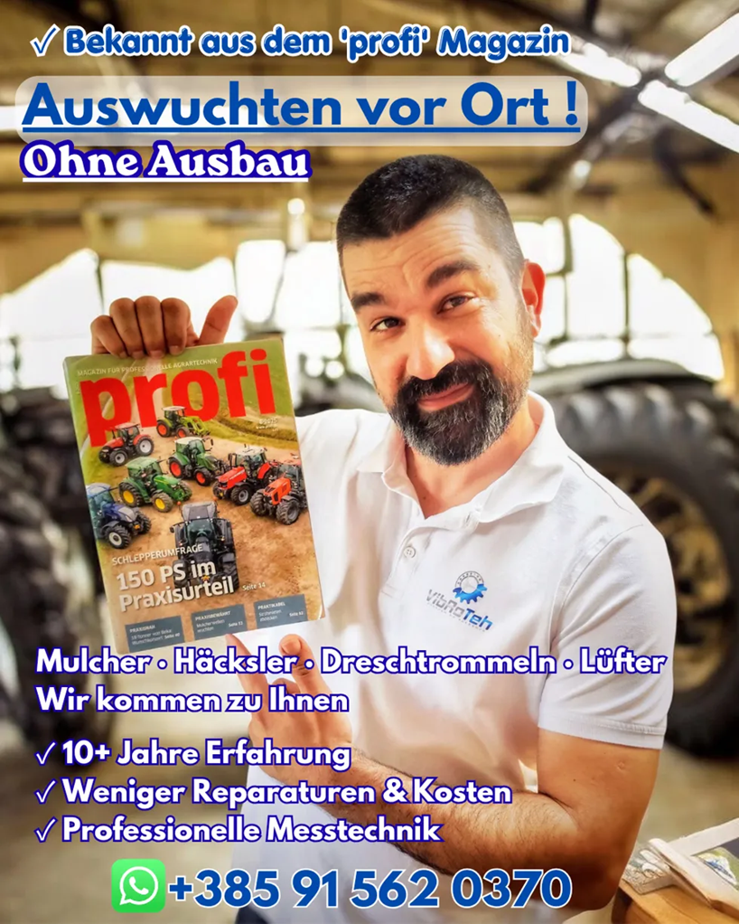 Mulcher und Landmaschinen wuchten Facebook ad
