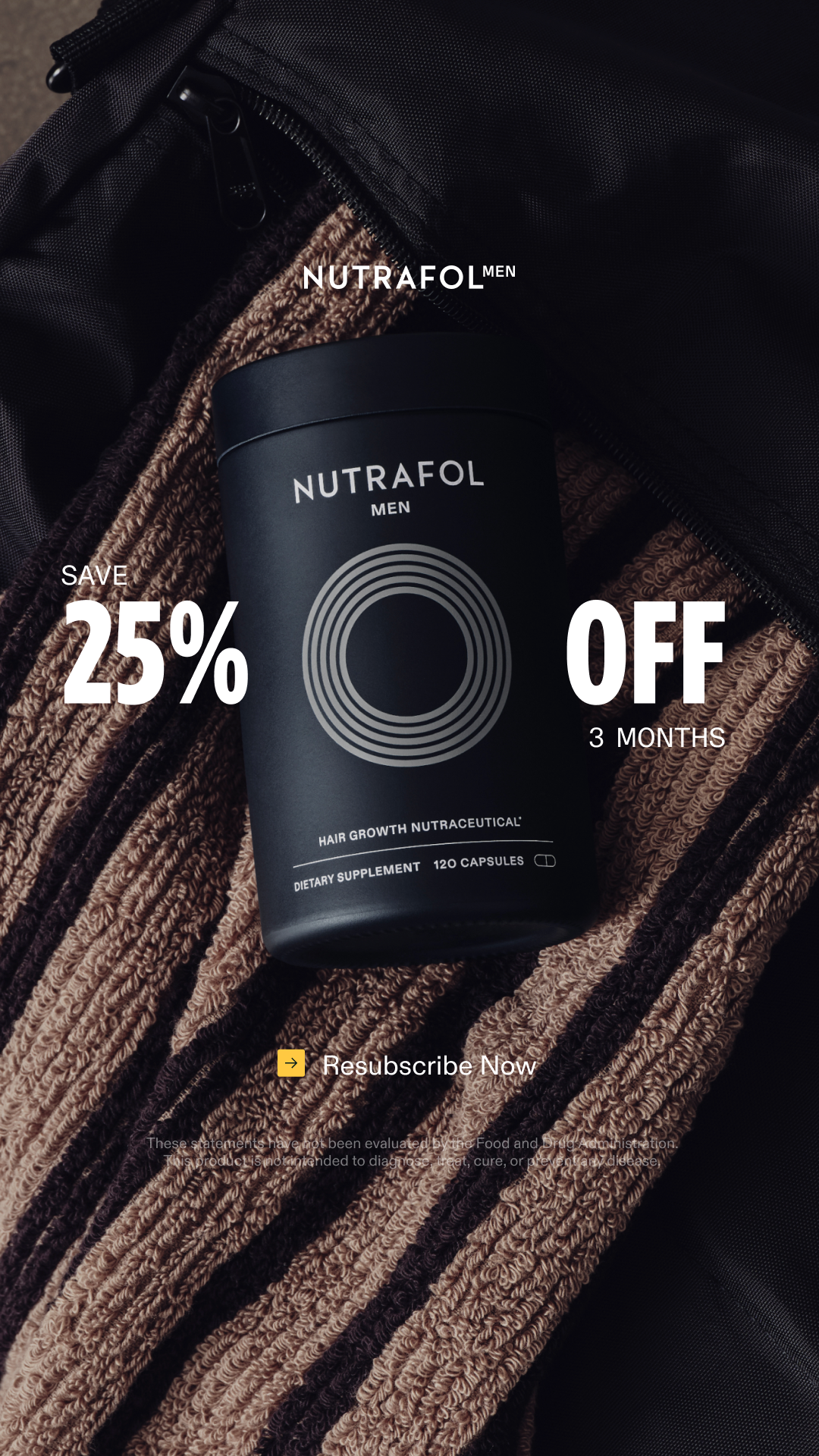 Nutrafol Men Facebook ad