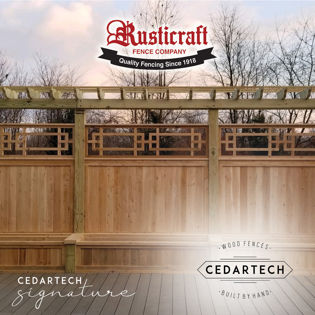 Rusticraft Fence Company Facebook ad: We're your trusted fence manufacturer and installer with…