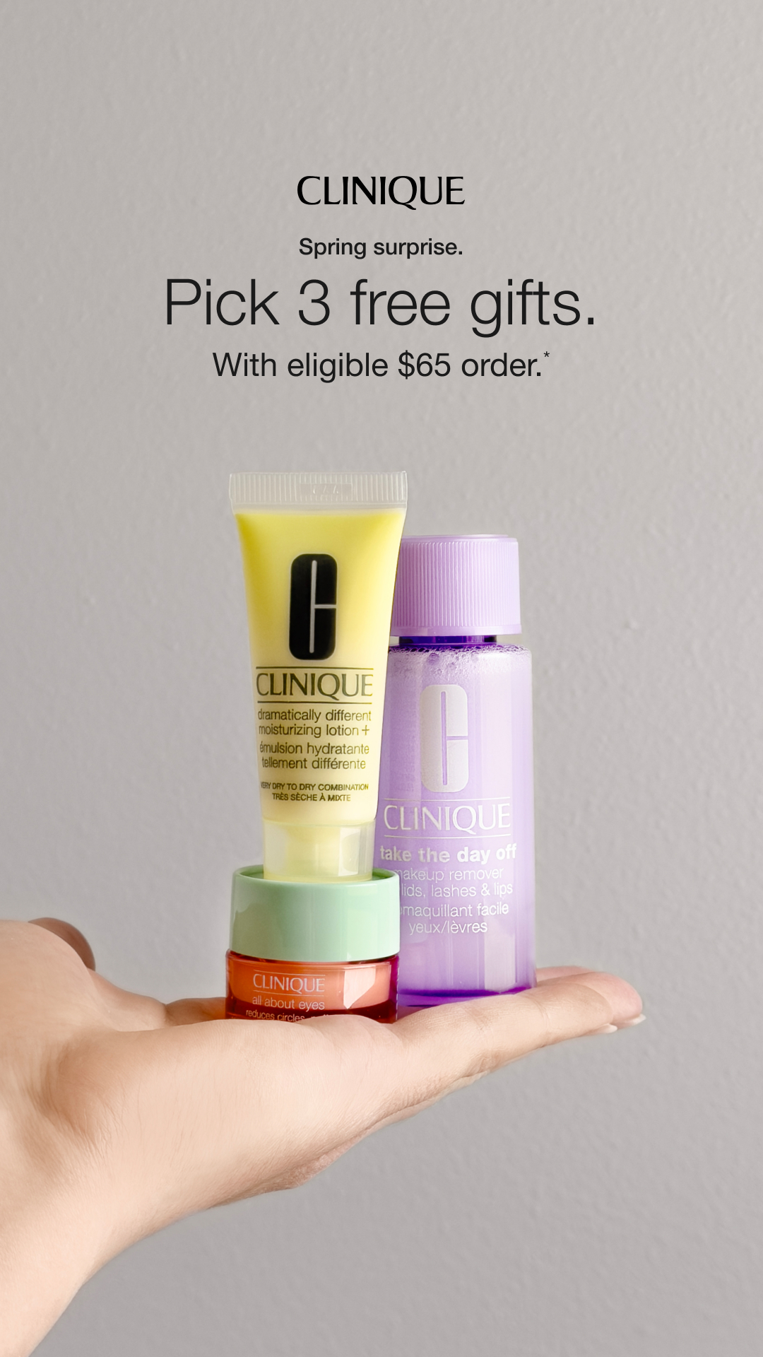 Clinique Facebook ad