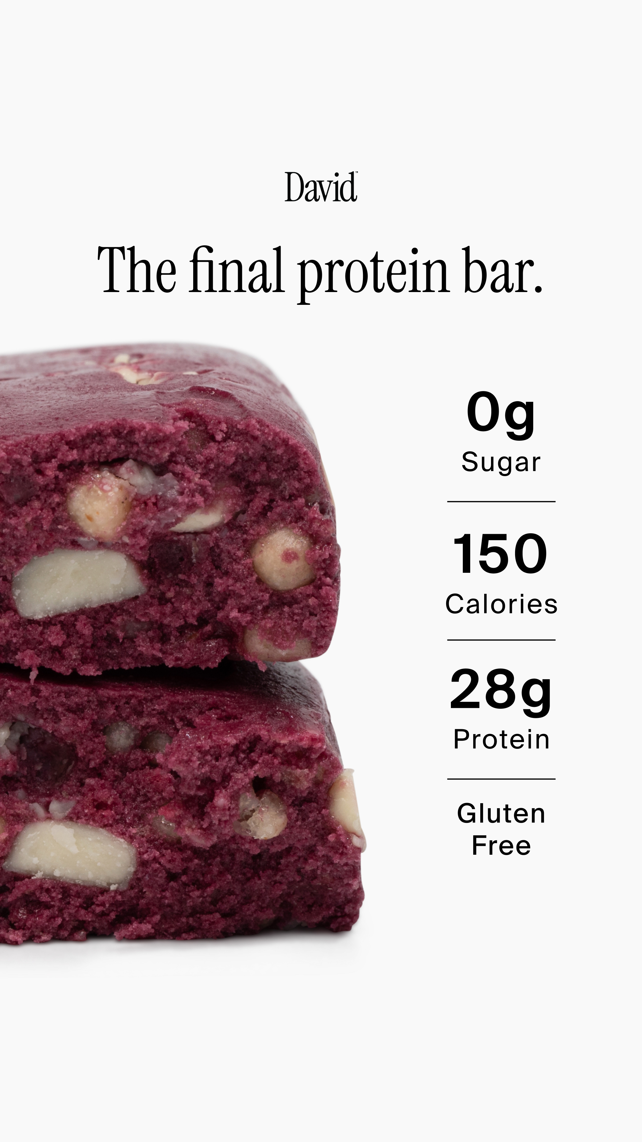David Protein Facebook ad