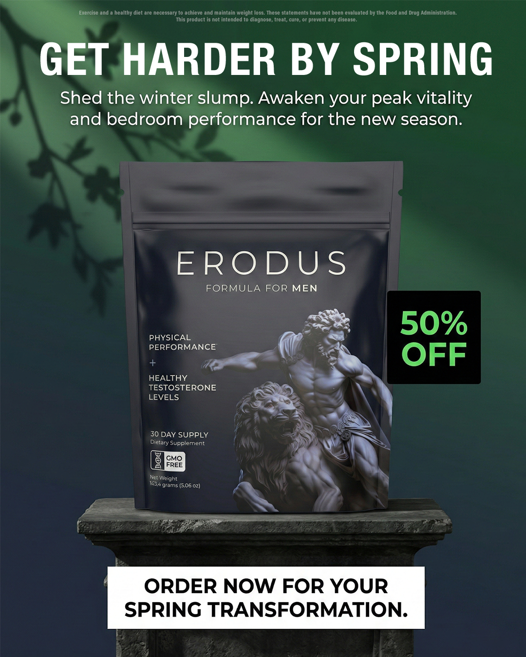 Erodus Formula For Men Facebook ad