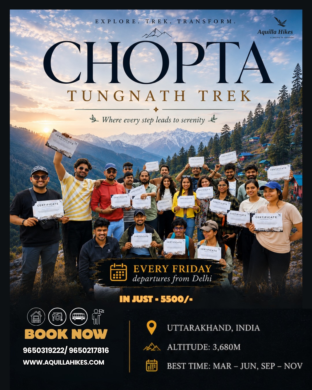 Aquilla Hikes Facebook ad: Not every trip is just about the destination…