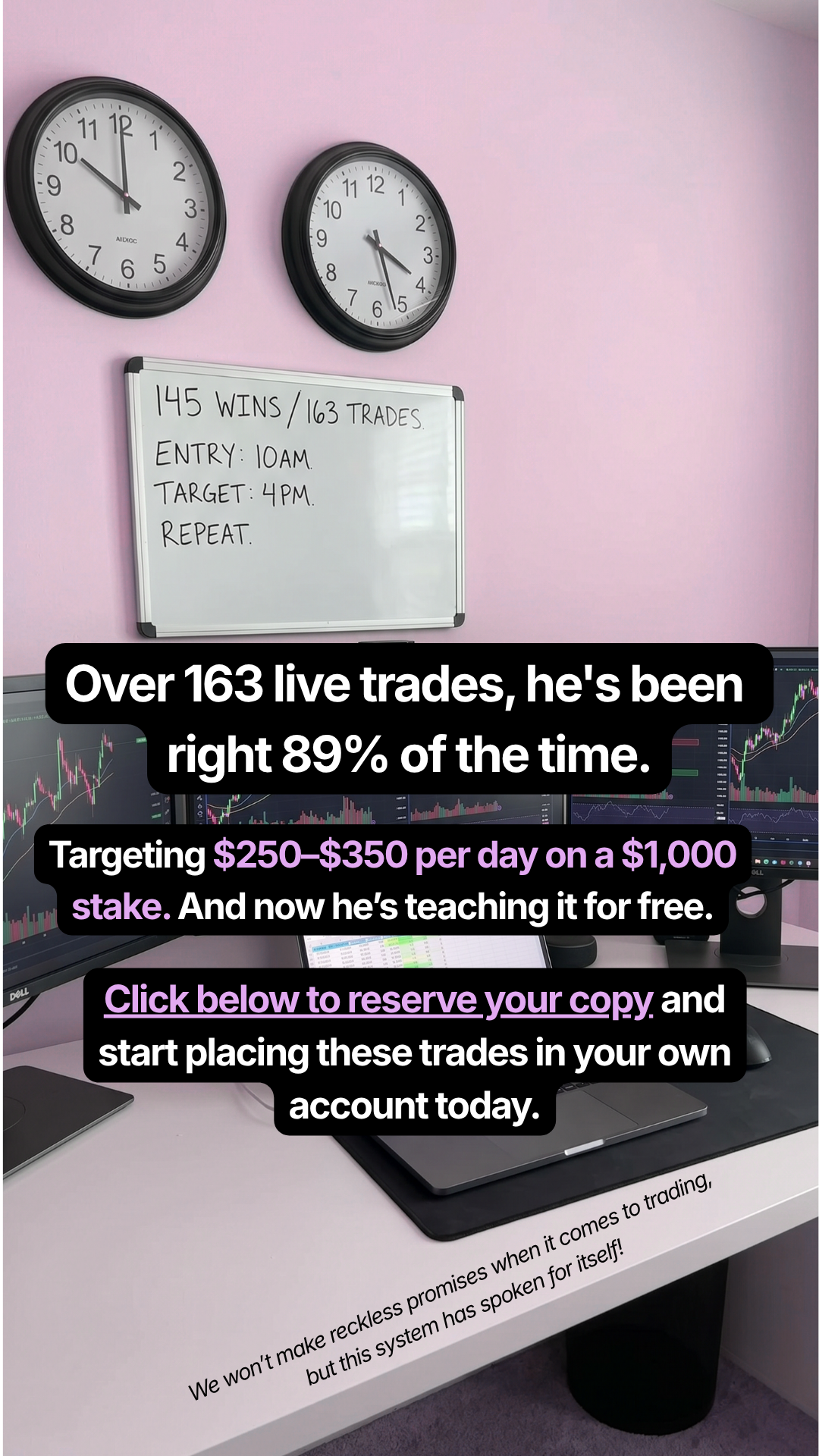 Elite Money Trader Facebook ad