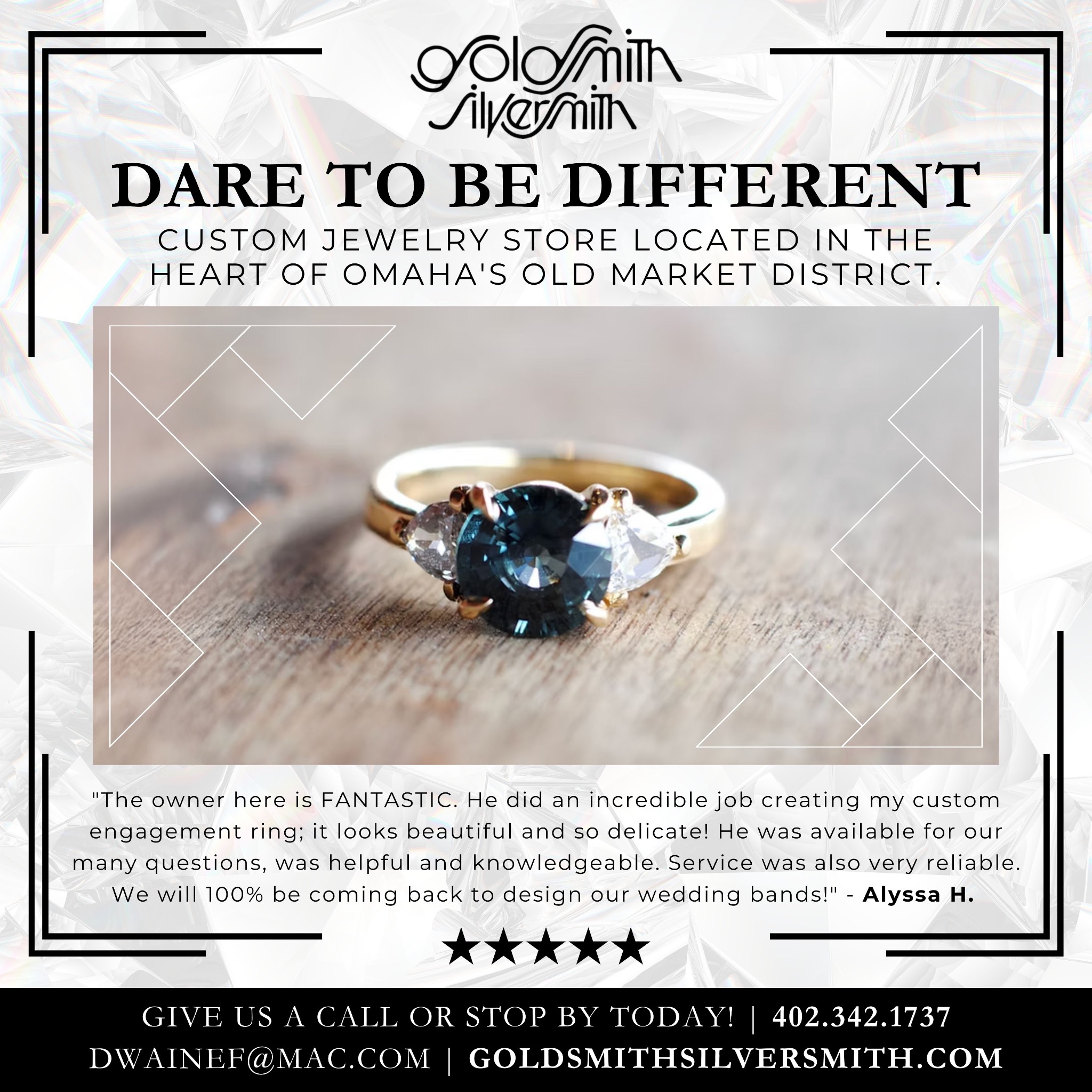 Goldsmith Silversmith  Facebook ad