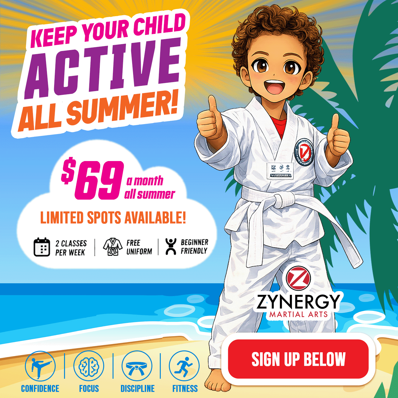 Zynergy Martial Arts West Palm Beach Facebook ad