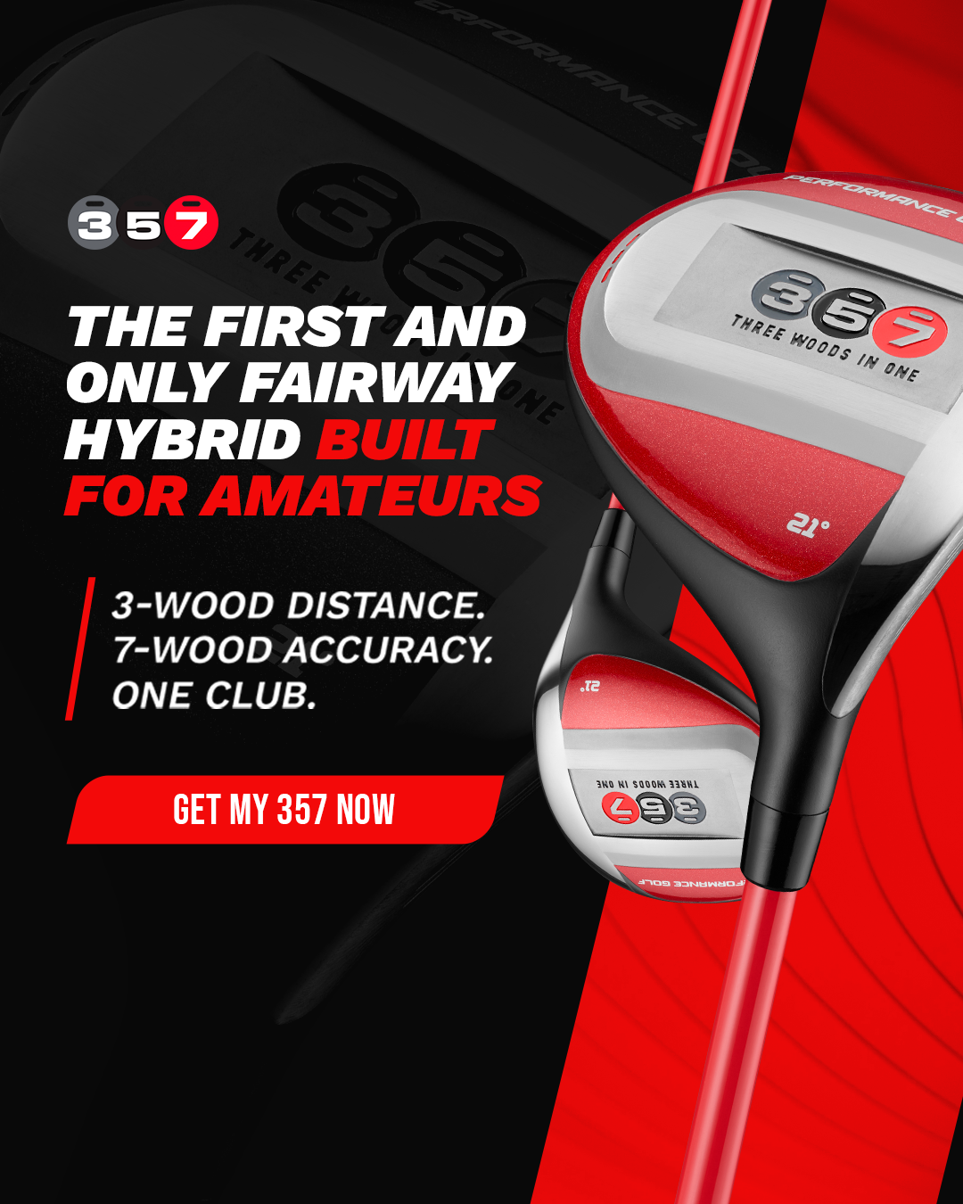 Performance Golf Facebook ad