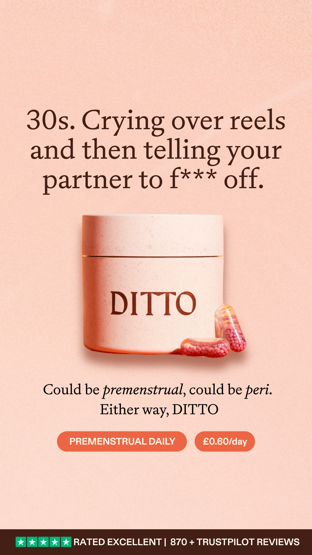 DITTO Daily Facebook ad from Jul 28, 2026